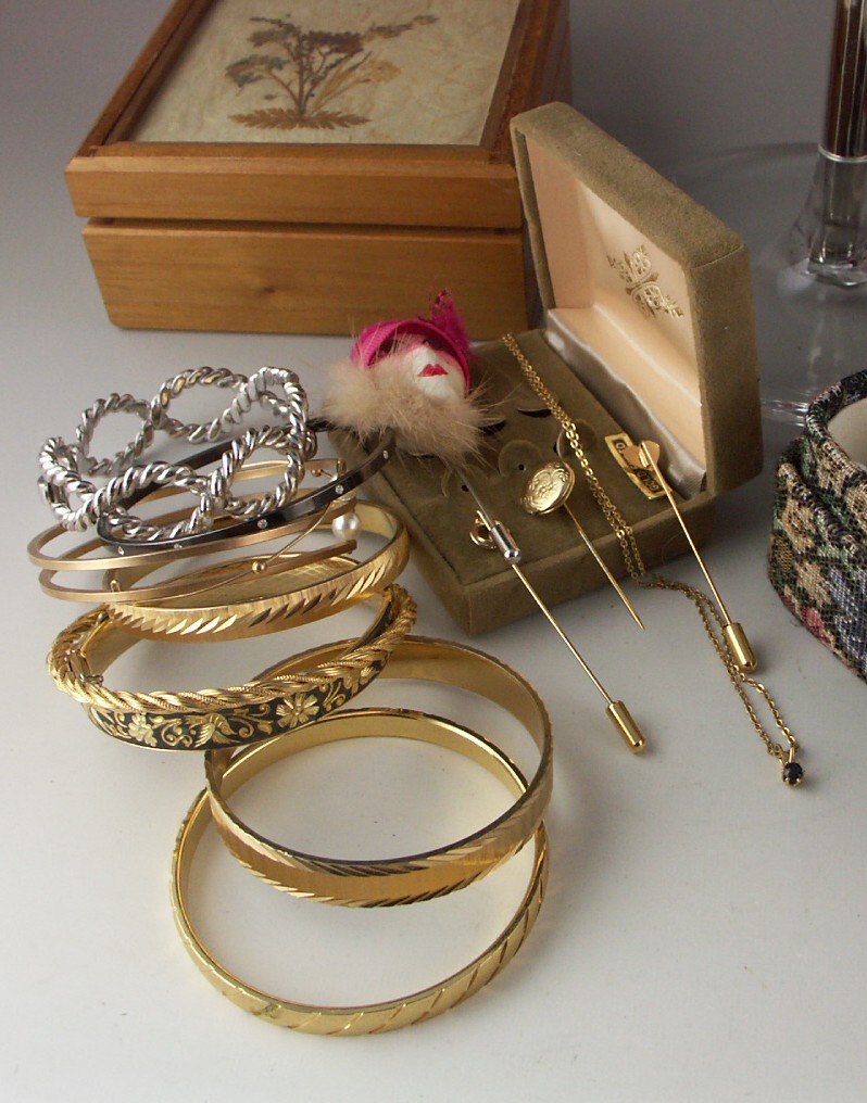 Lot of Fashion Jewelry, Music Box