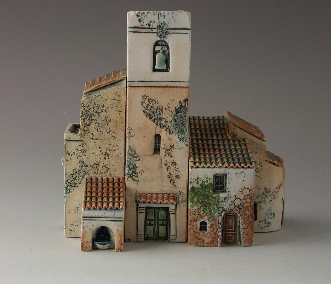 Gault Ceramic French Miniature Buildings