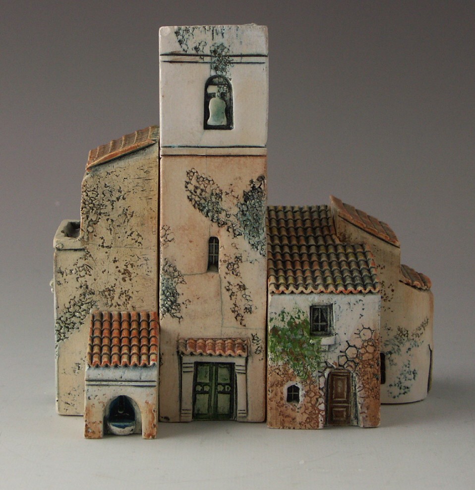 Gault Ceramic French Miniature Buildings