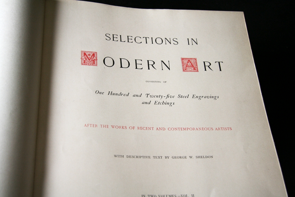 Selections in Modern Art Books