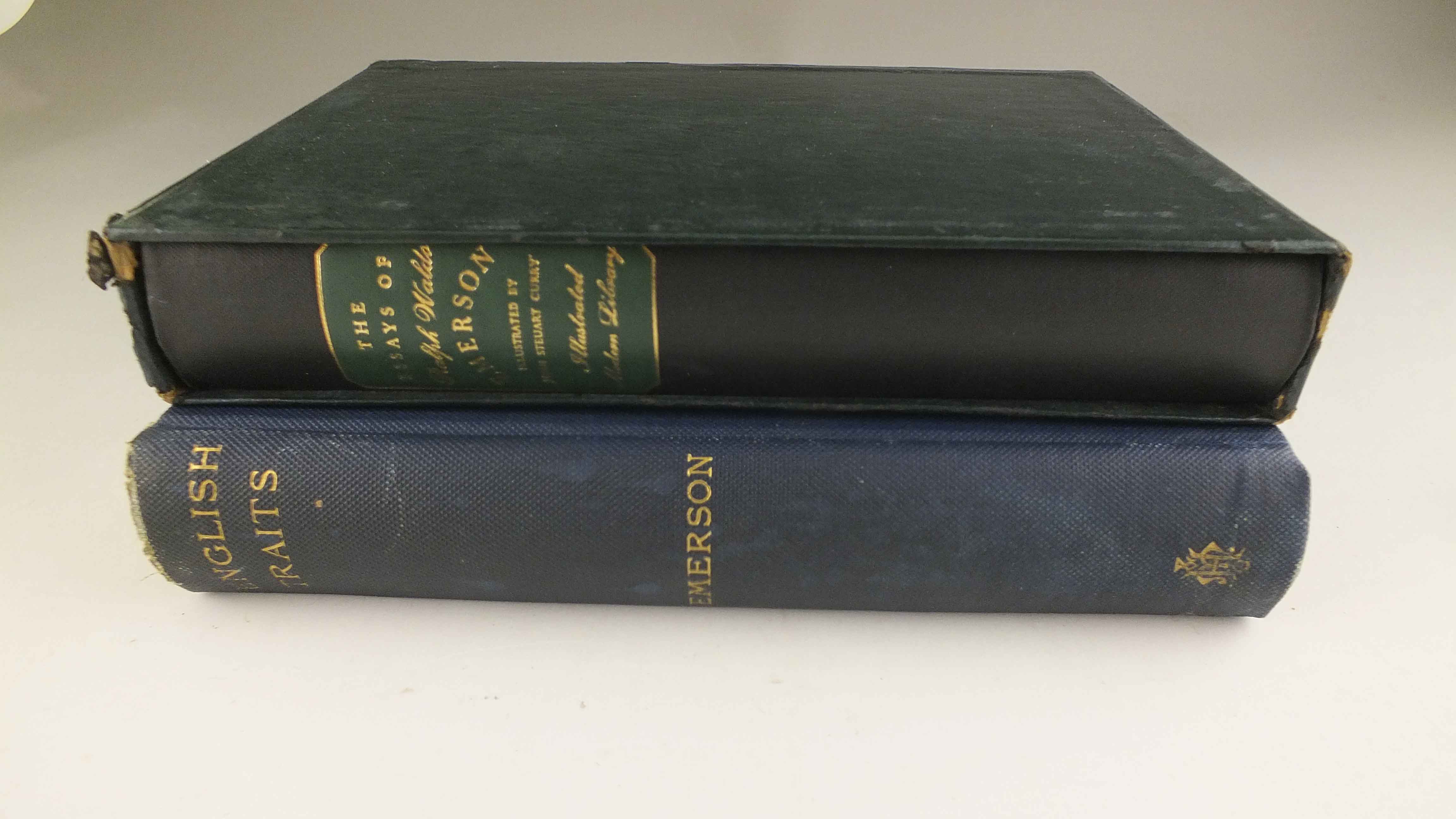1889 copy of  Emerson's "English Traits"