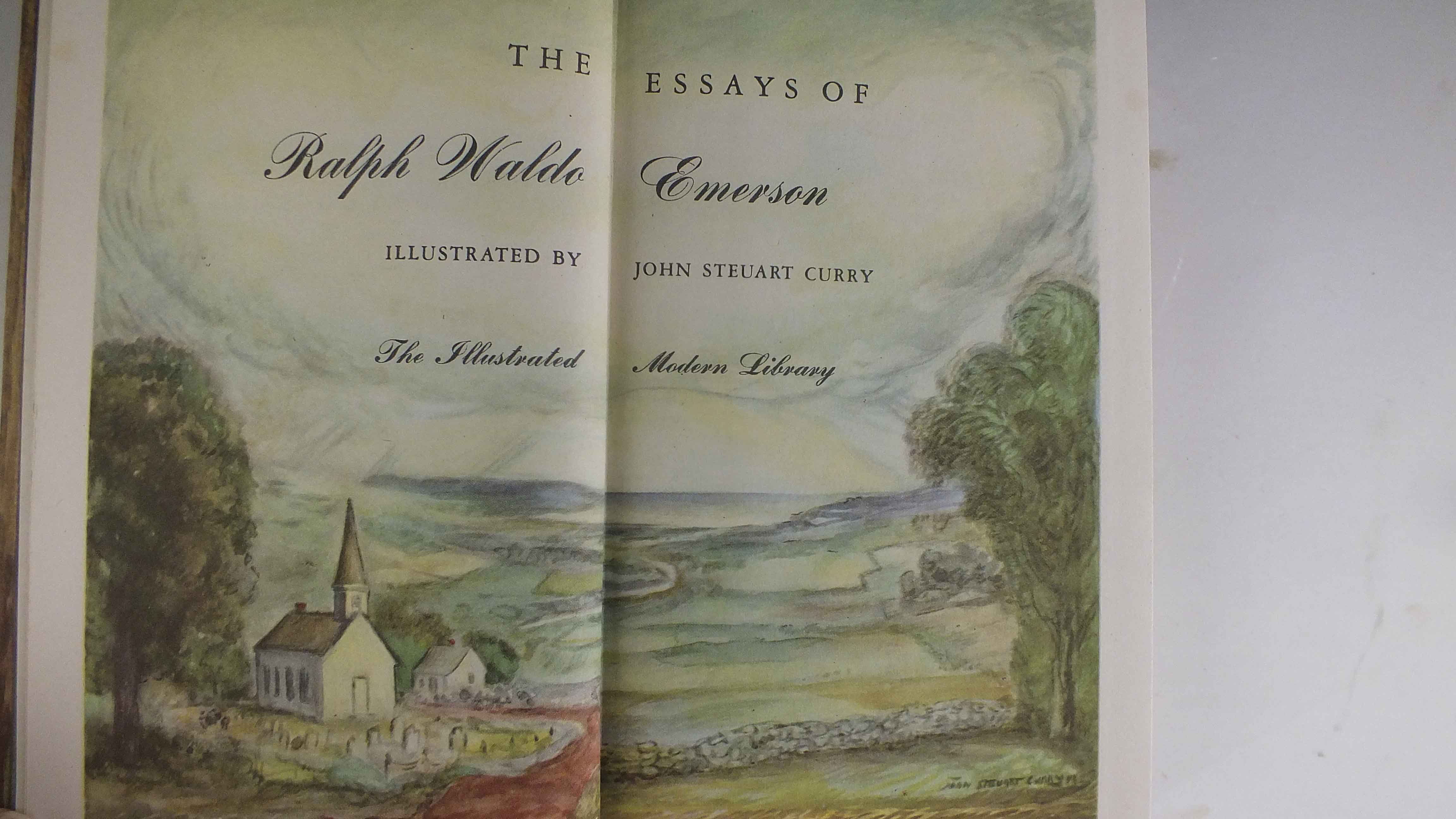 1889 copy of  Emerson's "English Traits"
