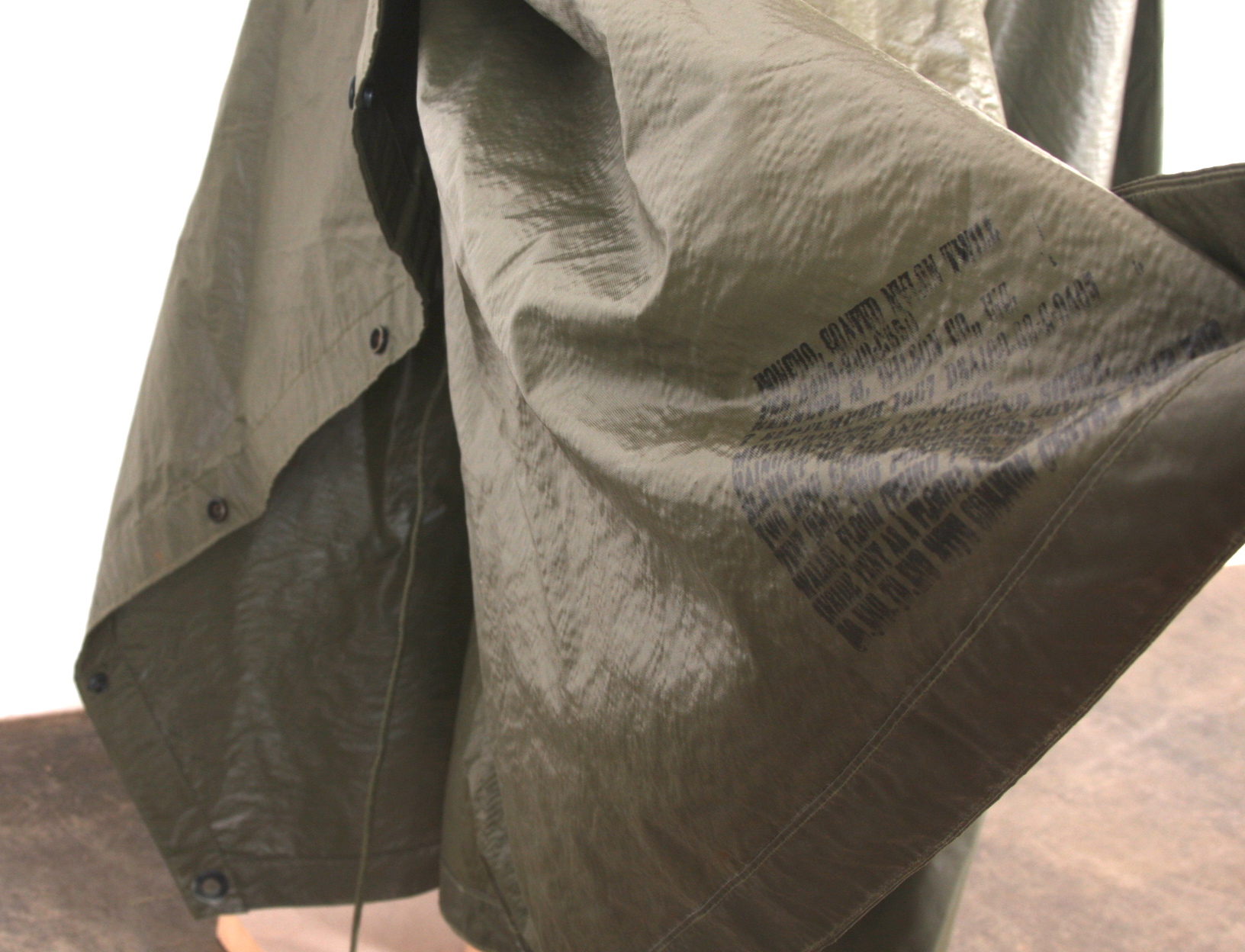 WWII Army Green Poncho