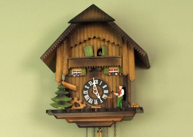 German Cuckoo Clock with Swiss Musical movement