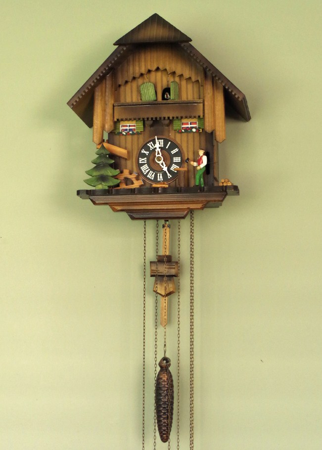 German Cuckoo Clock with Swiss Musical movement
