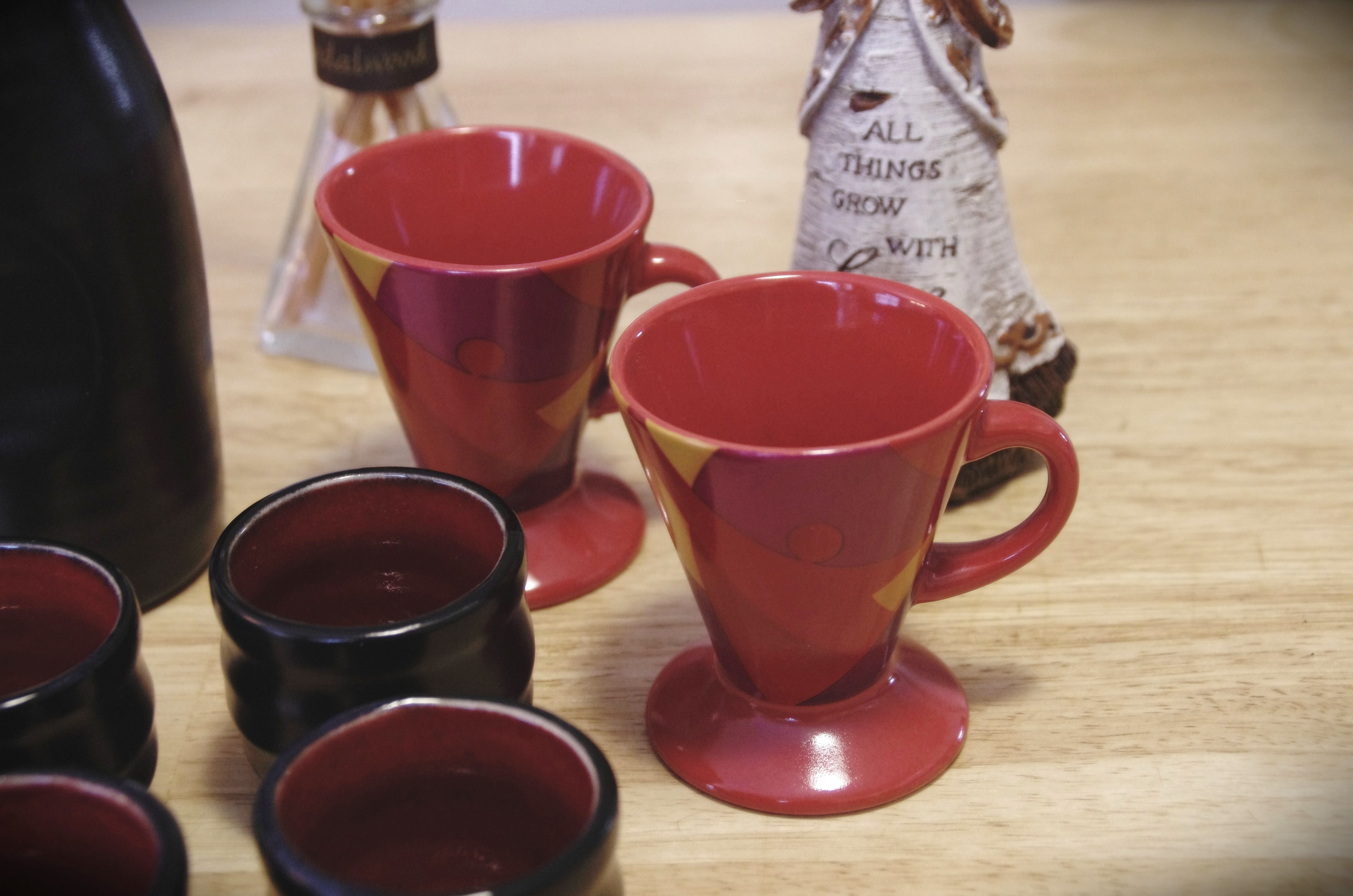Lot of a Japanese Sake Set, Silver Plate Chopsticks and Spoon Set and More