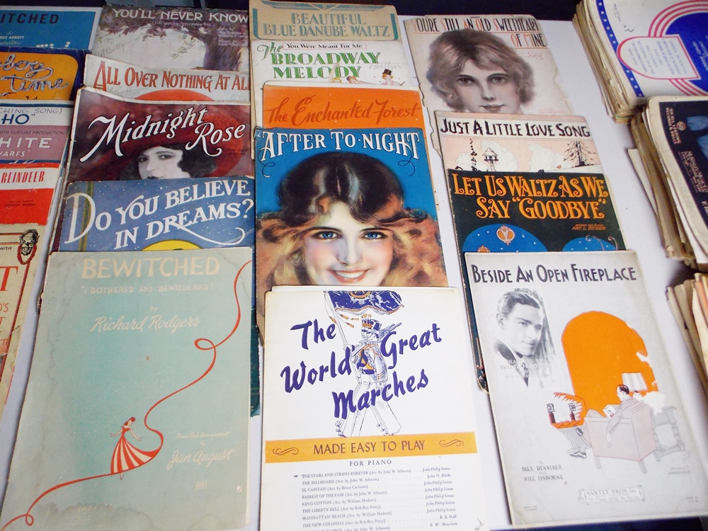 Wonderful Assortment of Vintage Sheet Music