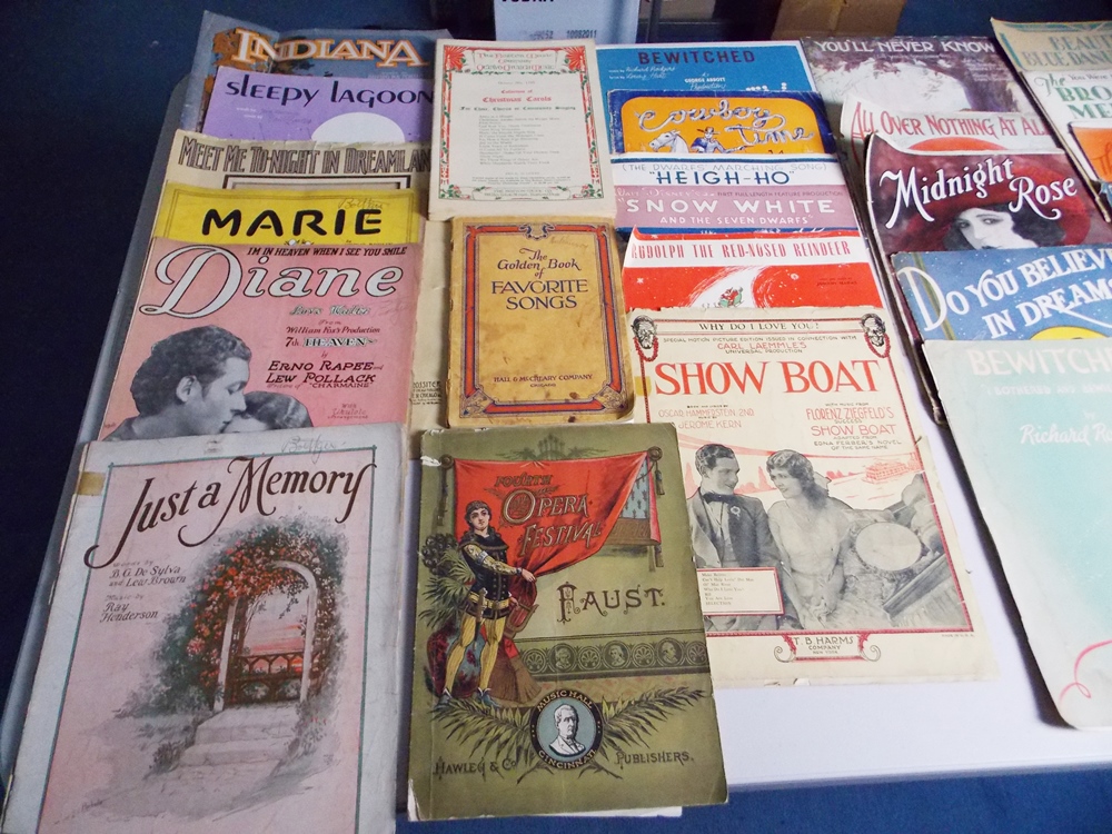 Wonderful Assortment of Vintage Sheet Music