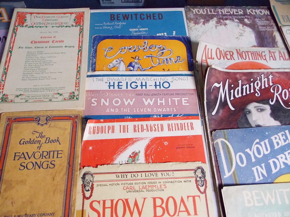 Wonderful Assortment of Vintage Sheet Music