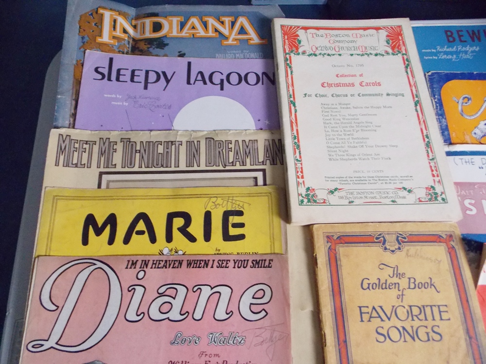 Wonderful Assortment of Vintage Sheet Music