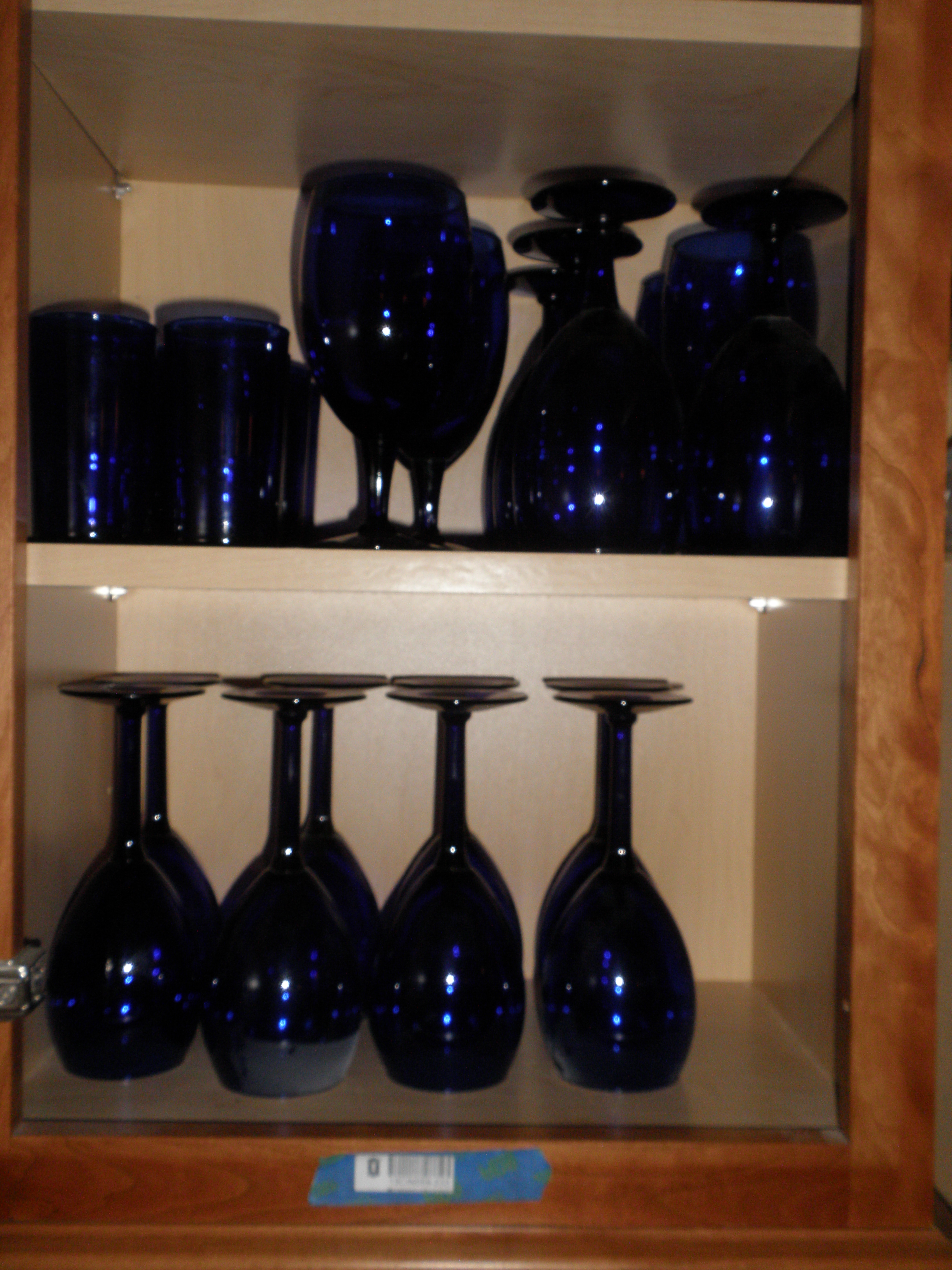 Pier 1 Cobalt Blue Glasses