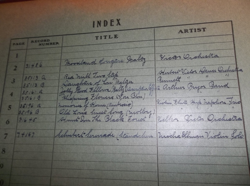 Vintage Record Albums