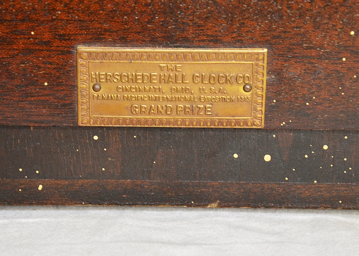 1915 Herschede Grand Prize mantel clock.