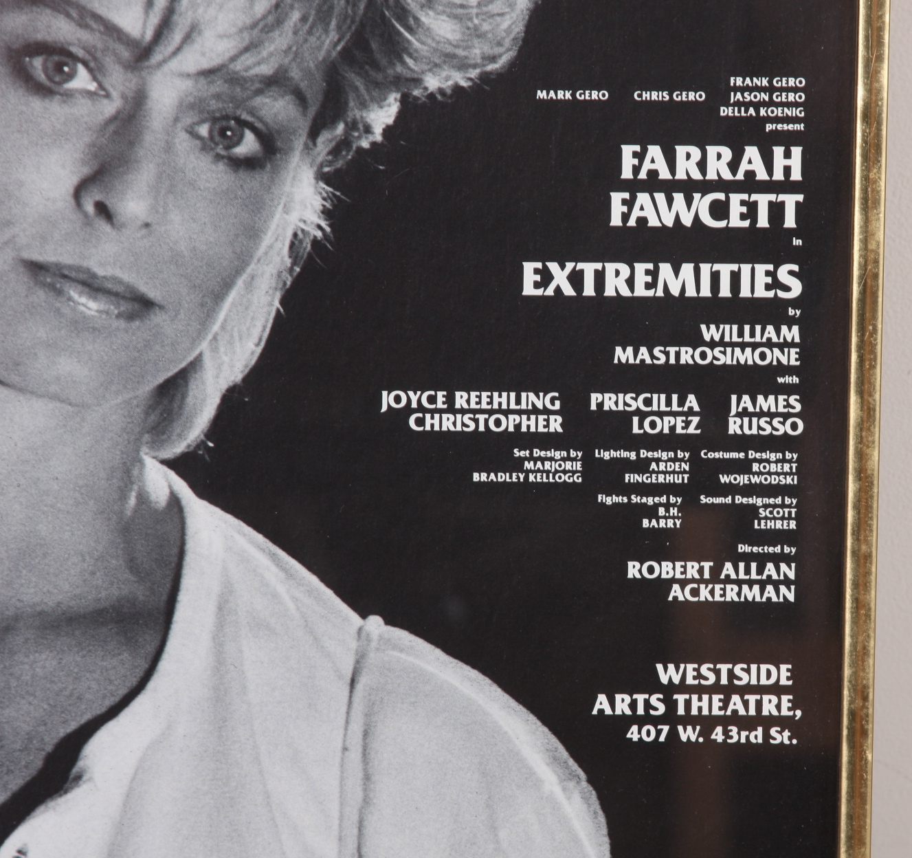 Farrah Fawcett Theater Poster