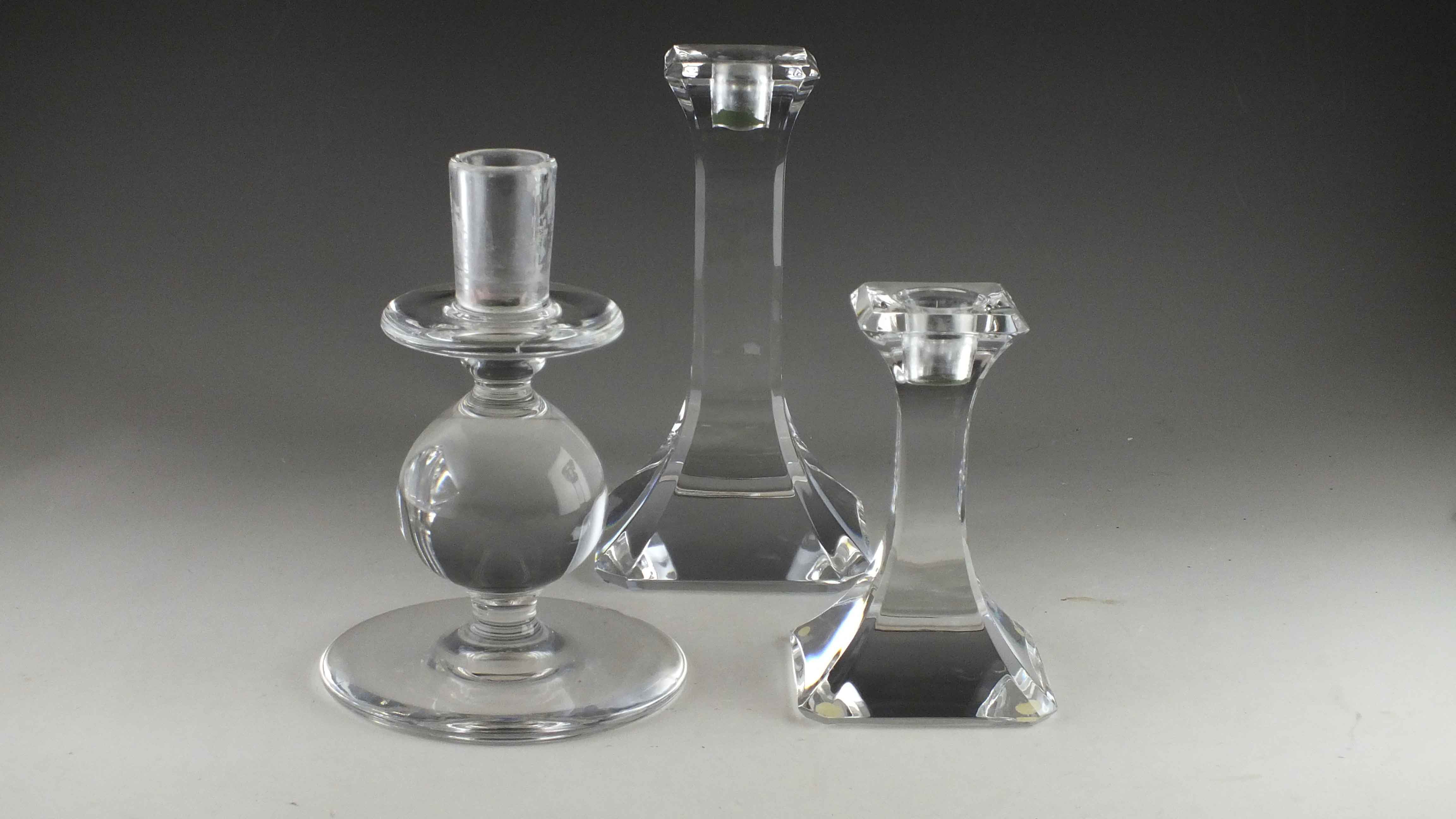 Orrefors Crystal Candlestick