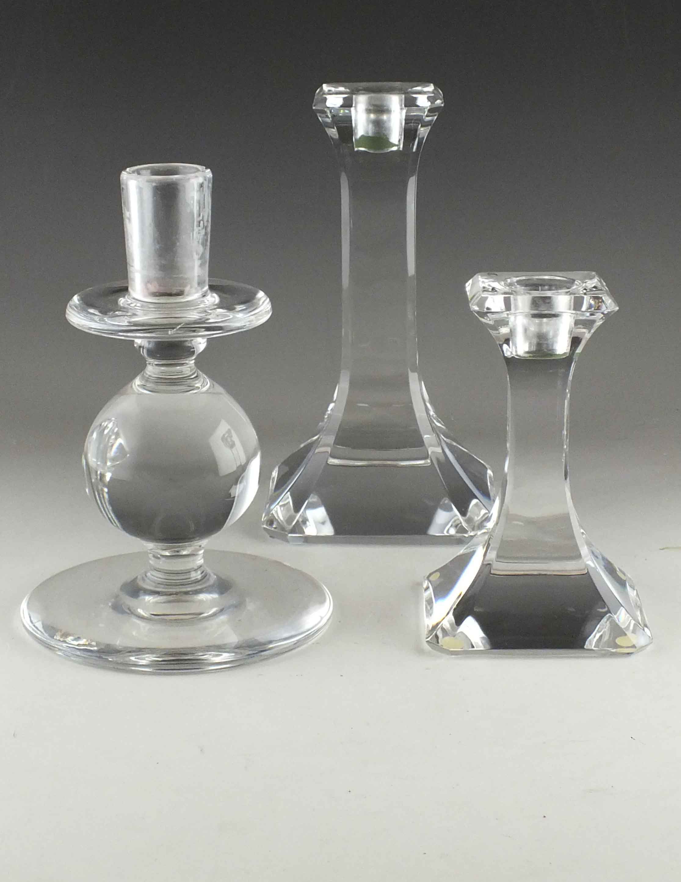 Orrefors Crystal Candlestick