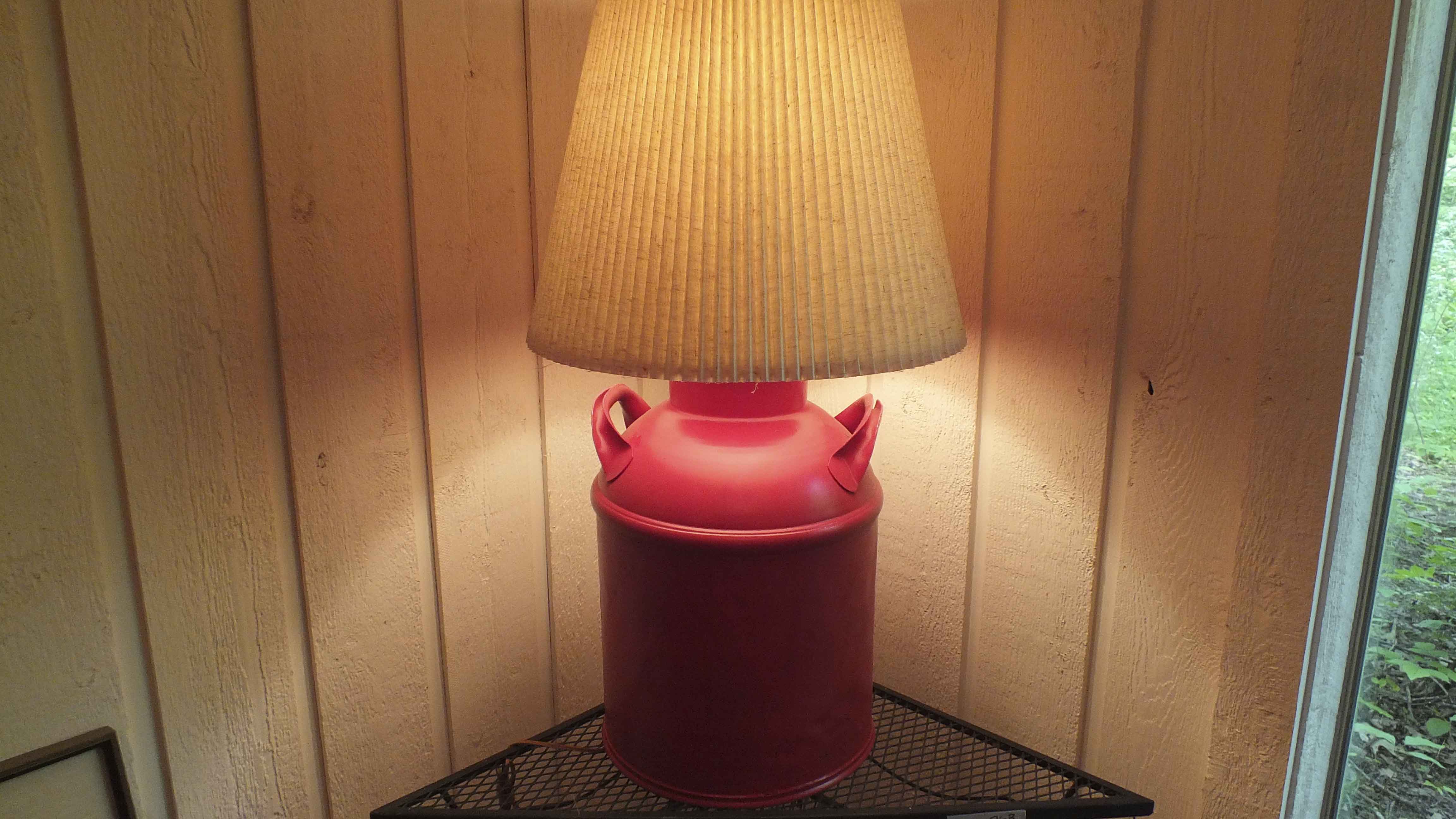 Milk Can Lamp