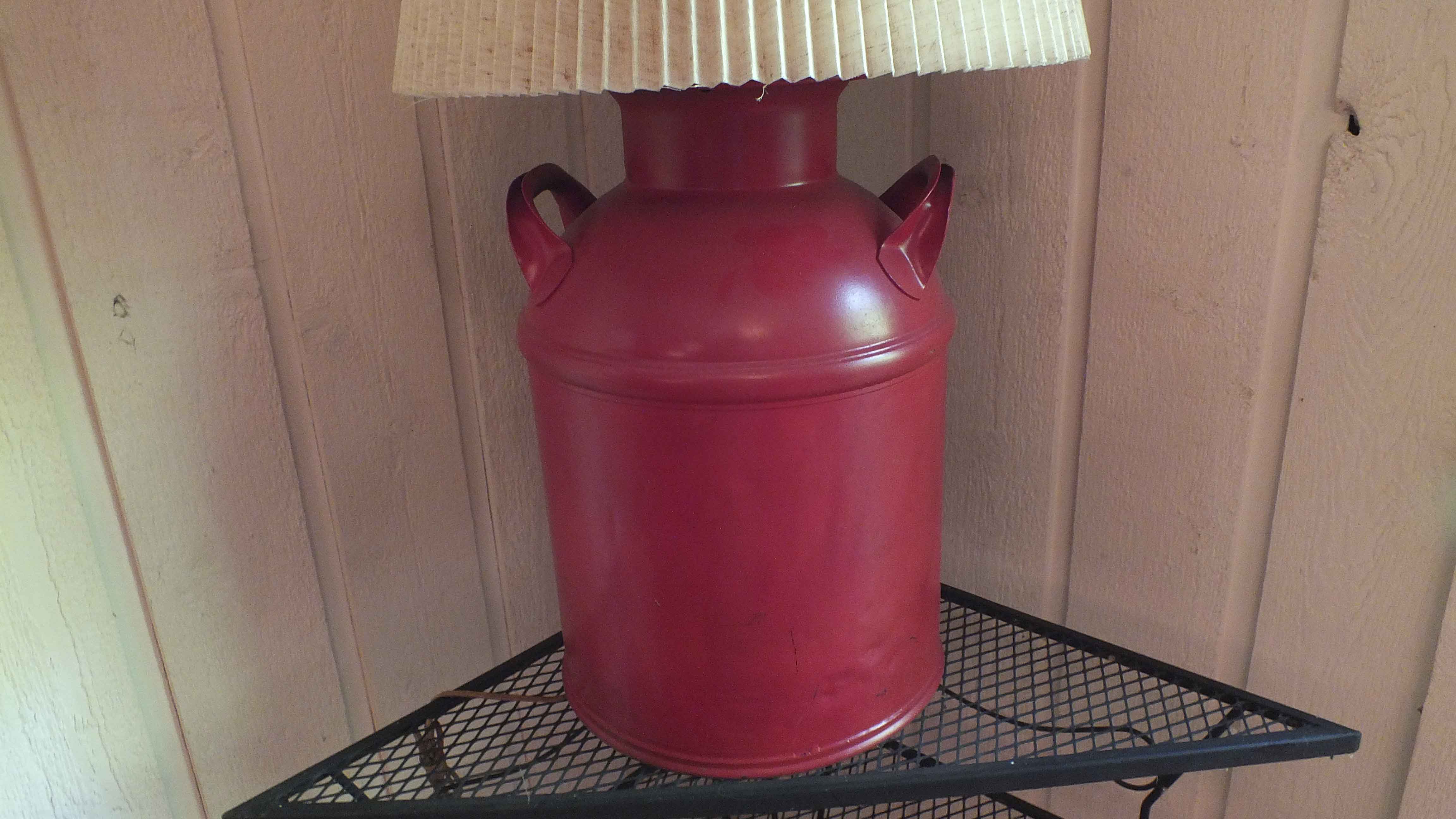 Milk Can Lamp