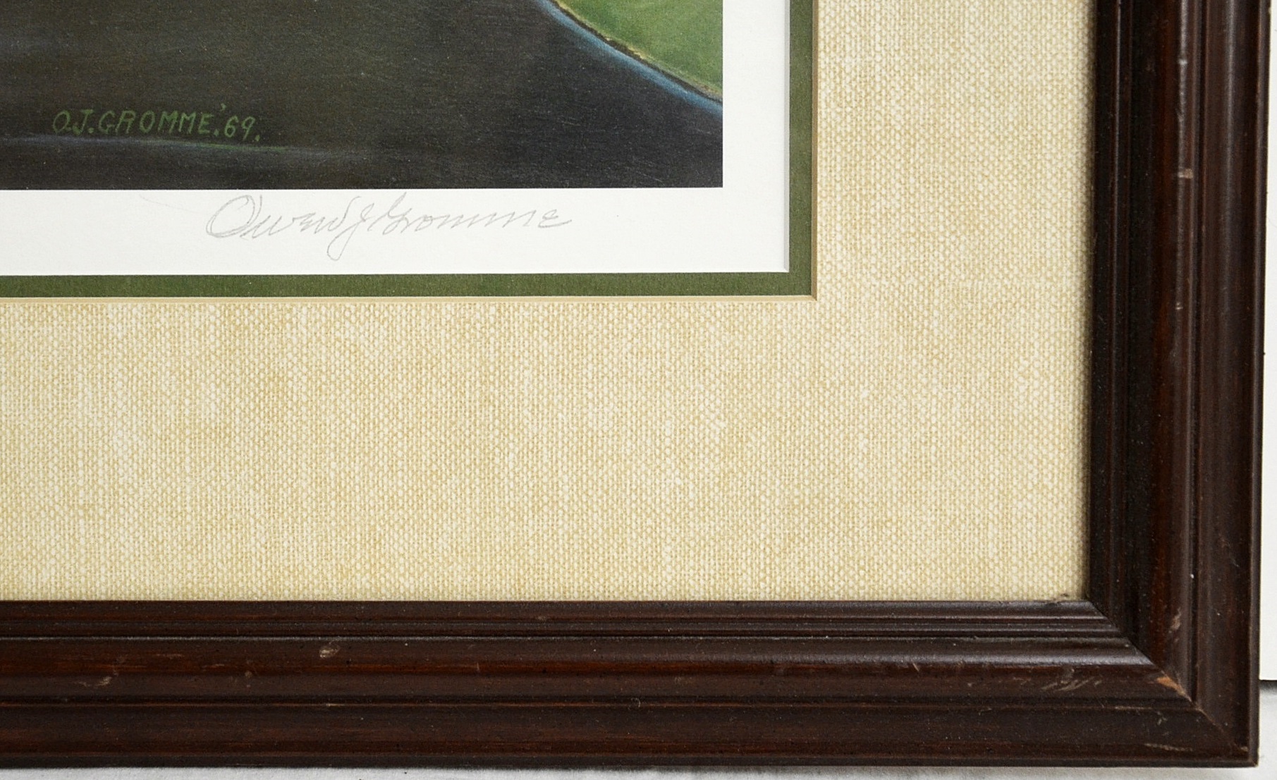 Owen J. Gromme signed print.