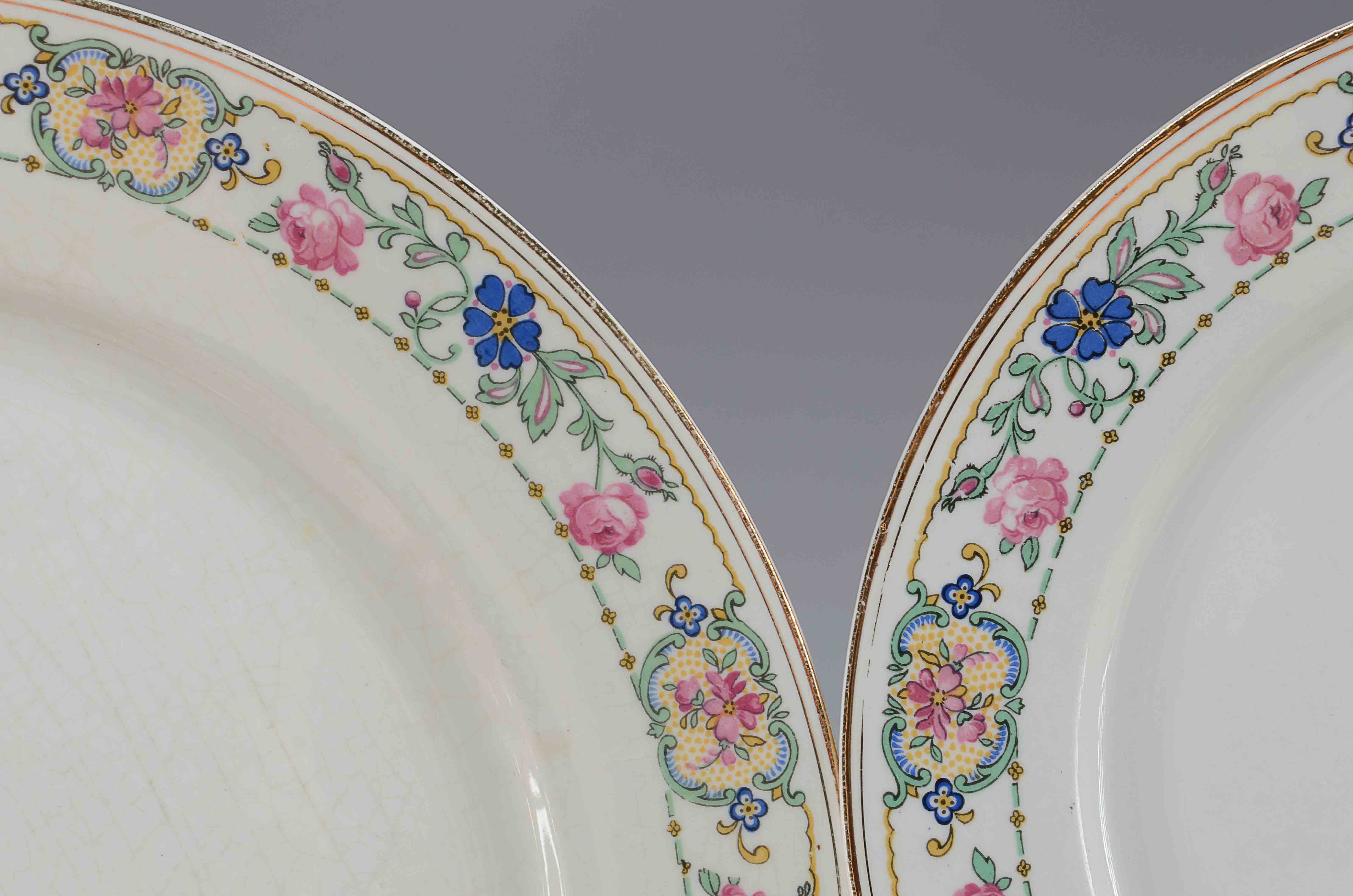 Pope Gosser China Set w/ Service Pcs.
