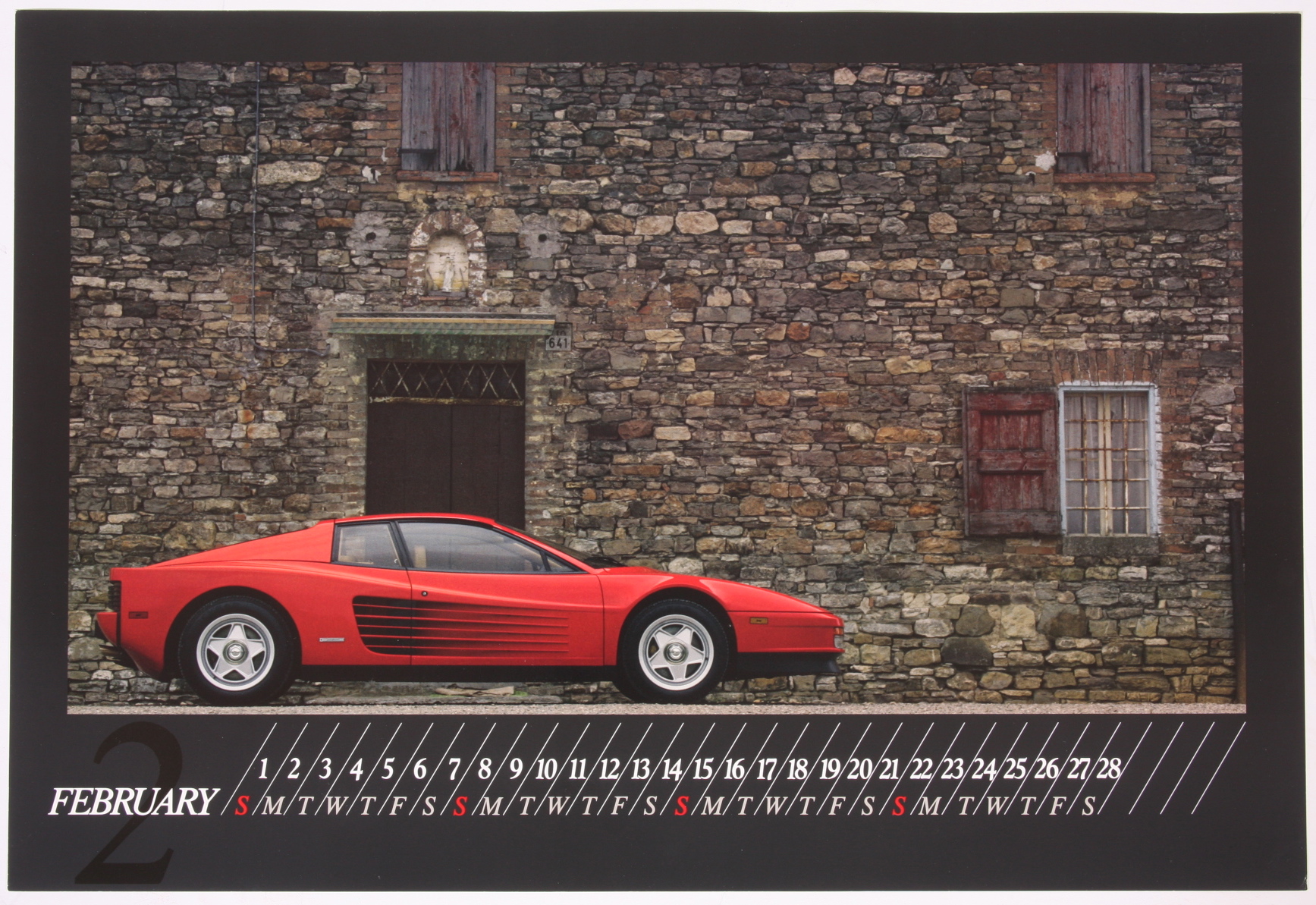 Vintage XL 1987 Road & Track Calendar