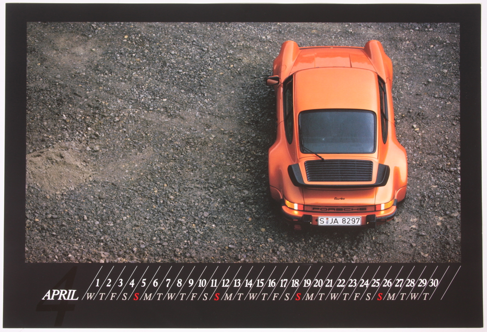 Vintage XL 1987 Road & Track Calendar