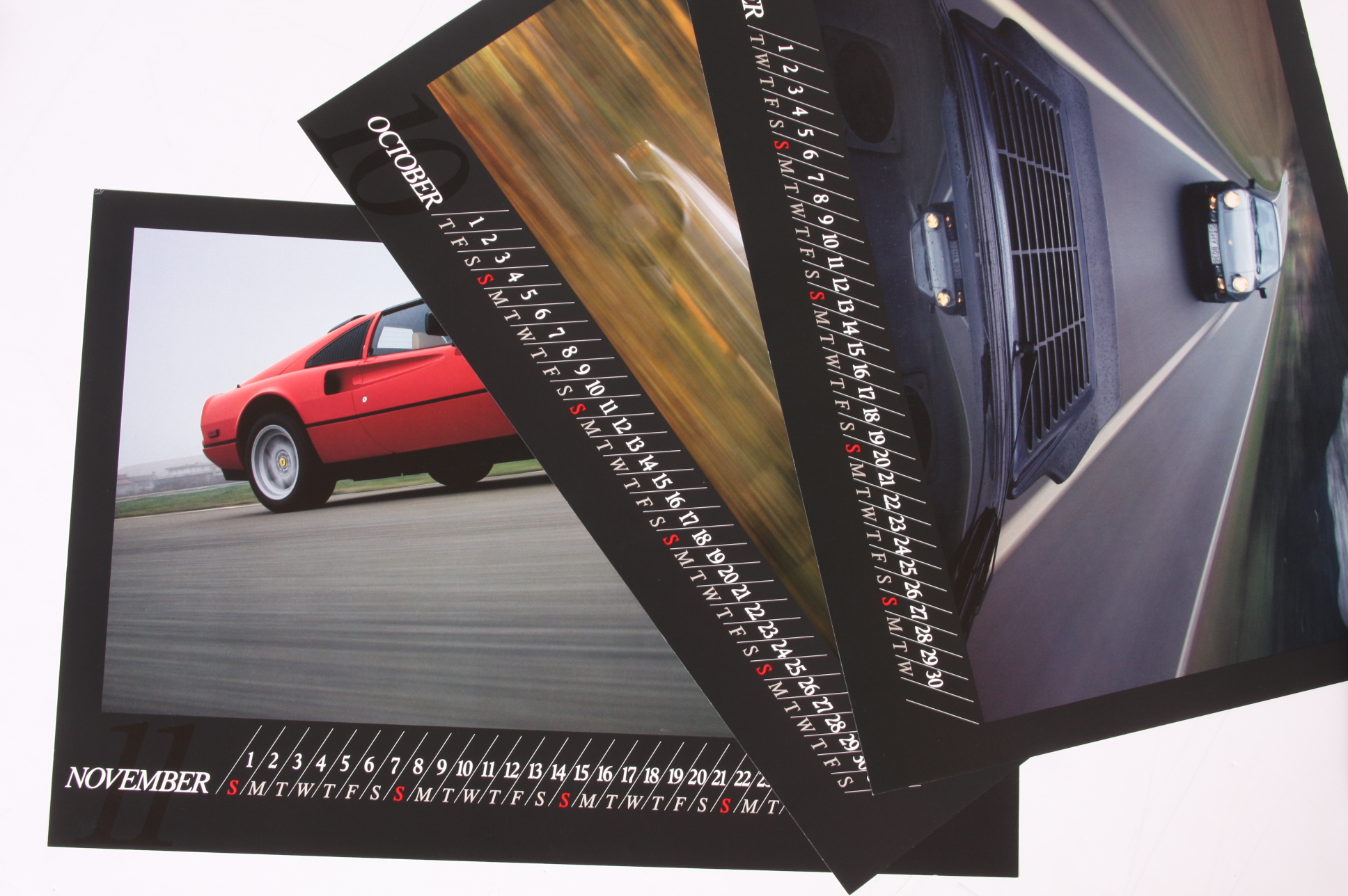 Vintage XL 1987 Road & Track Calendar