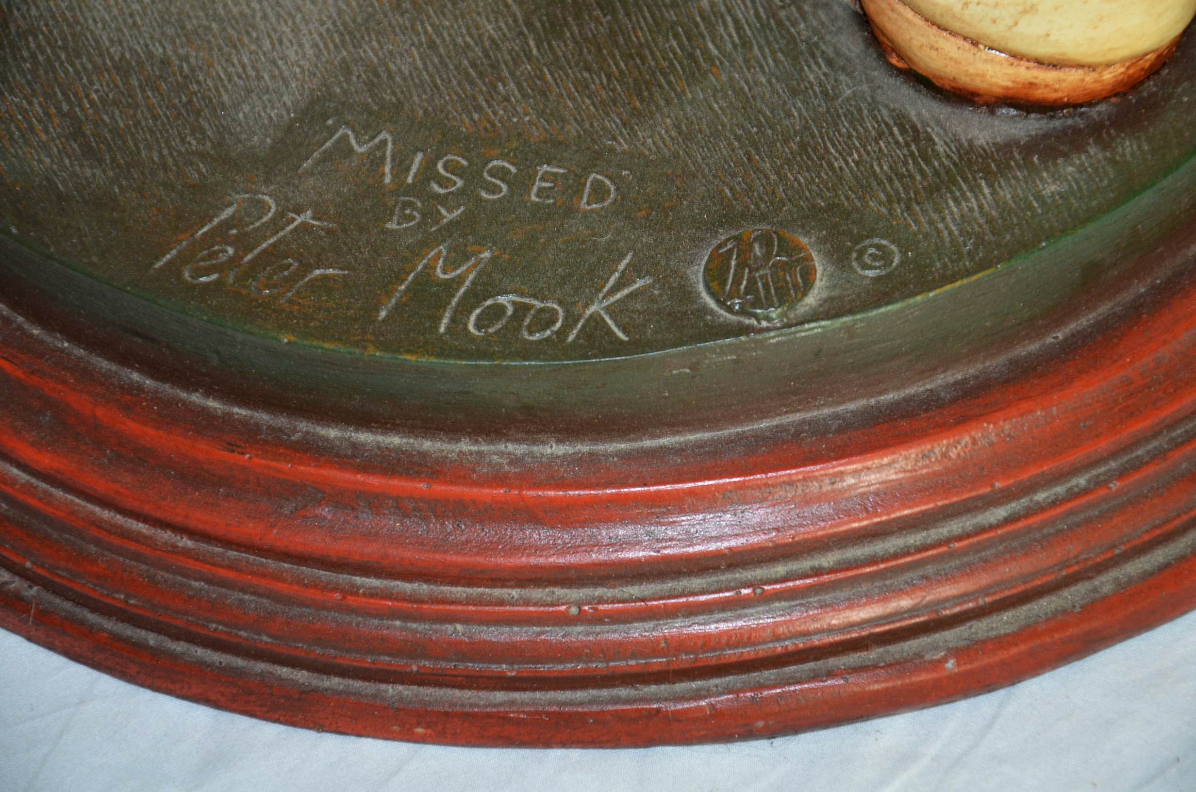 Peter Mook golf statuary.