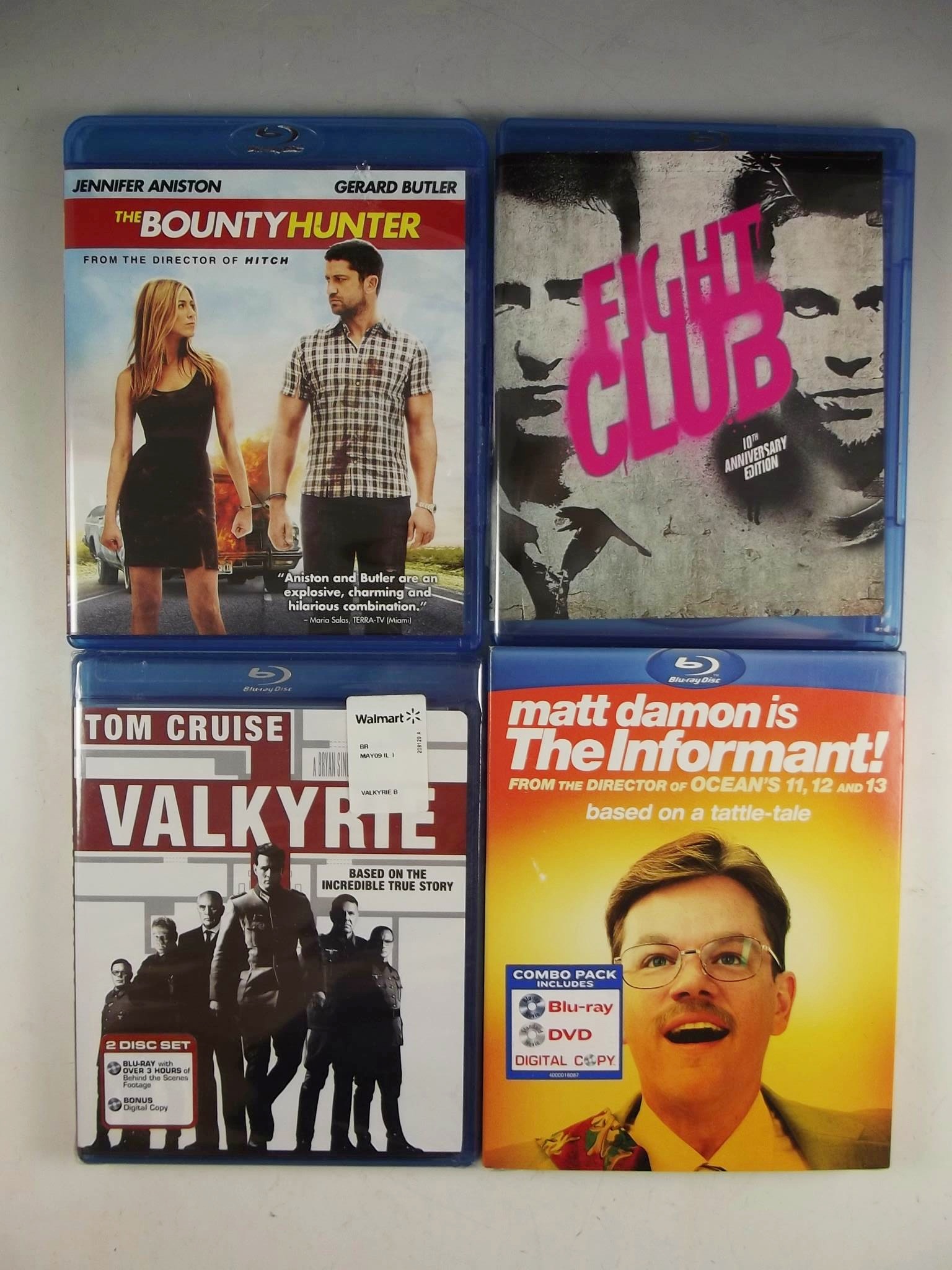 Collection of 8 Blu-ray discs, "The Informant" to "The Bounty Hunter".