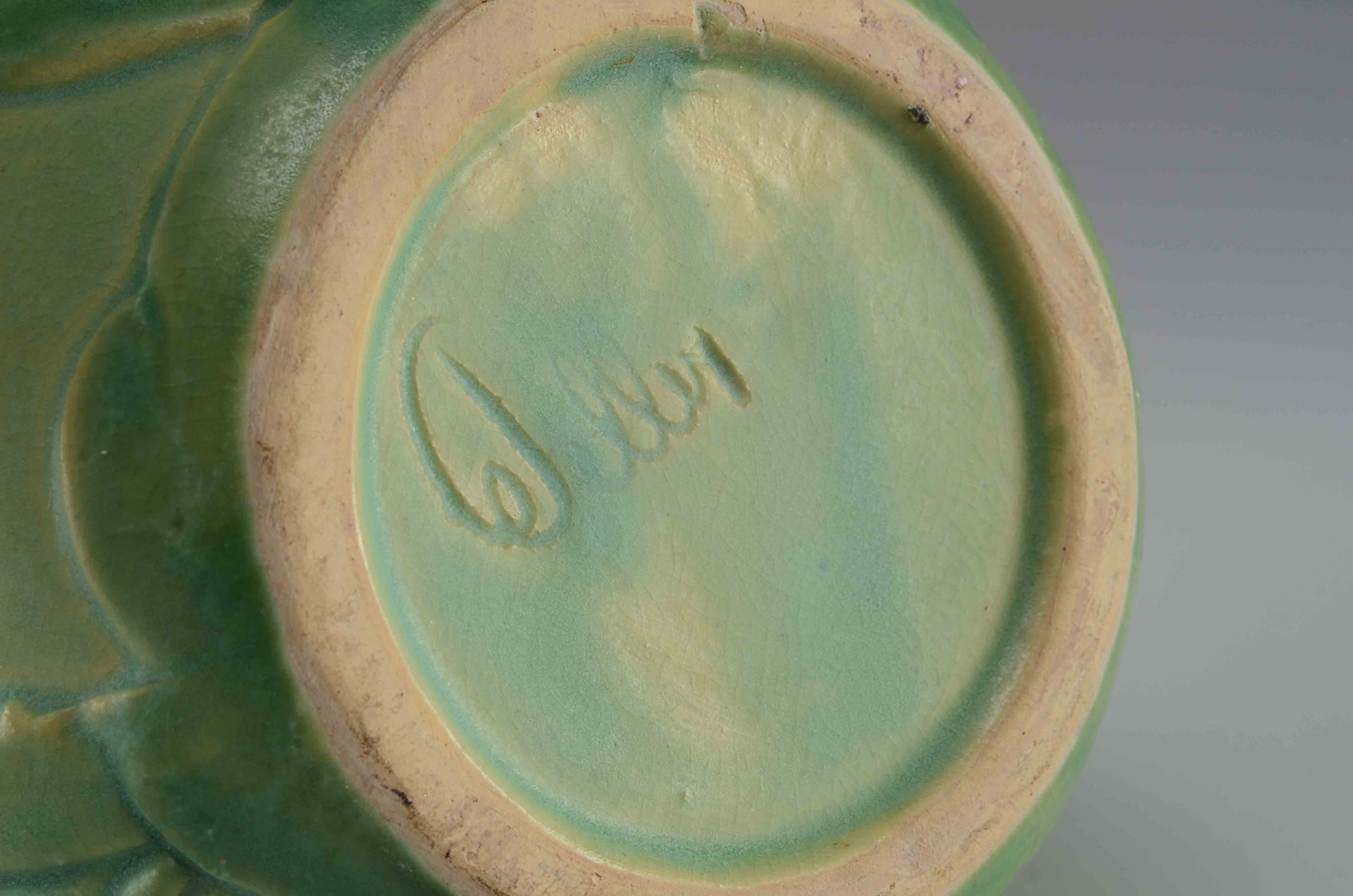 A Weller Pottery Vase, C. pre 1920's