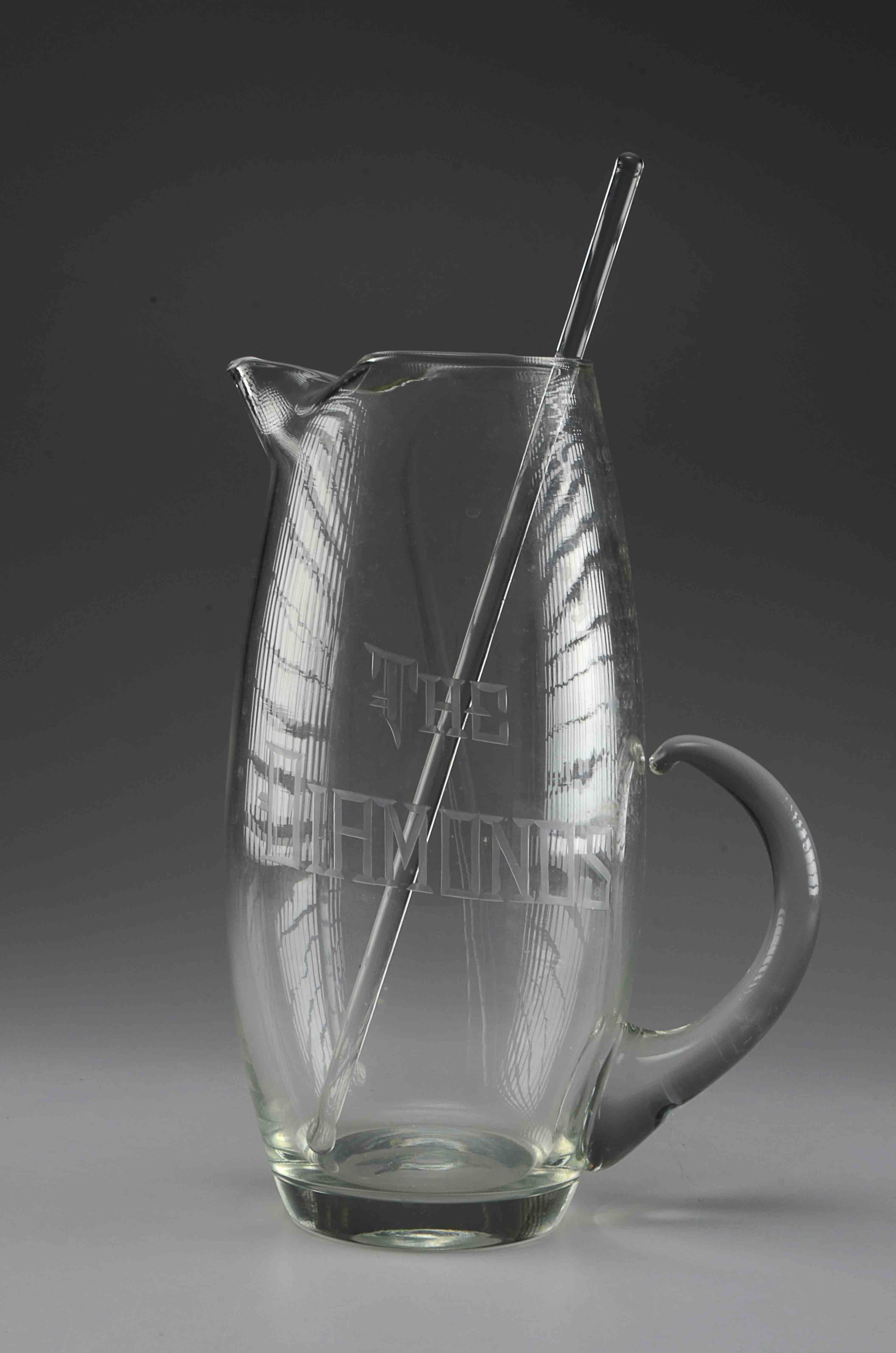 Blown Glass Iced Tea Pitcher