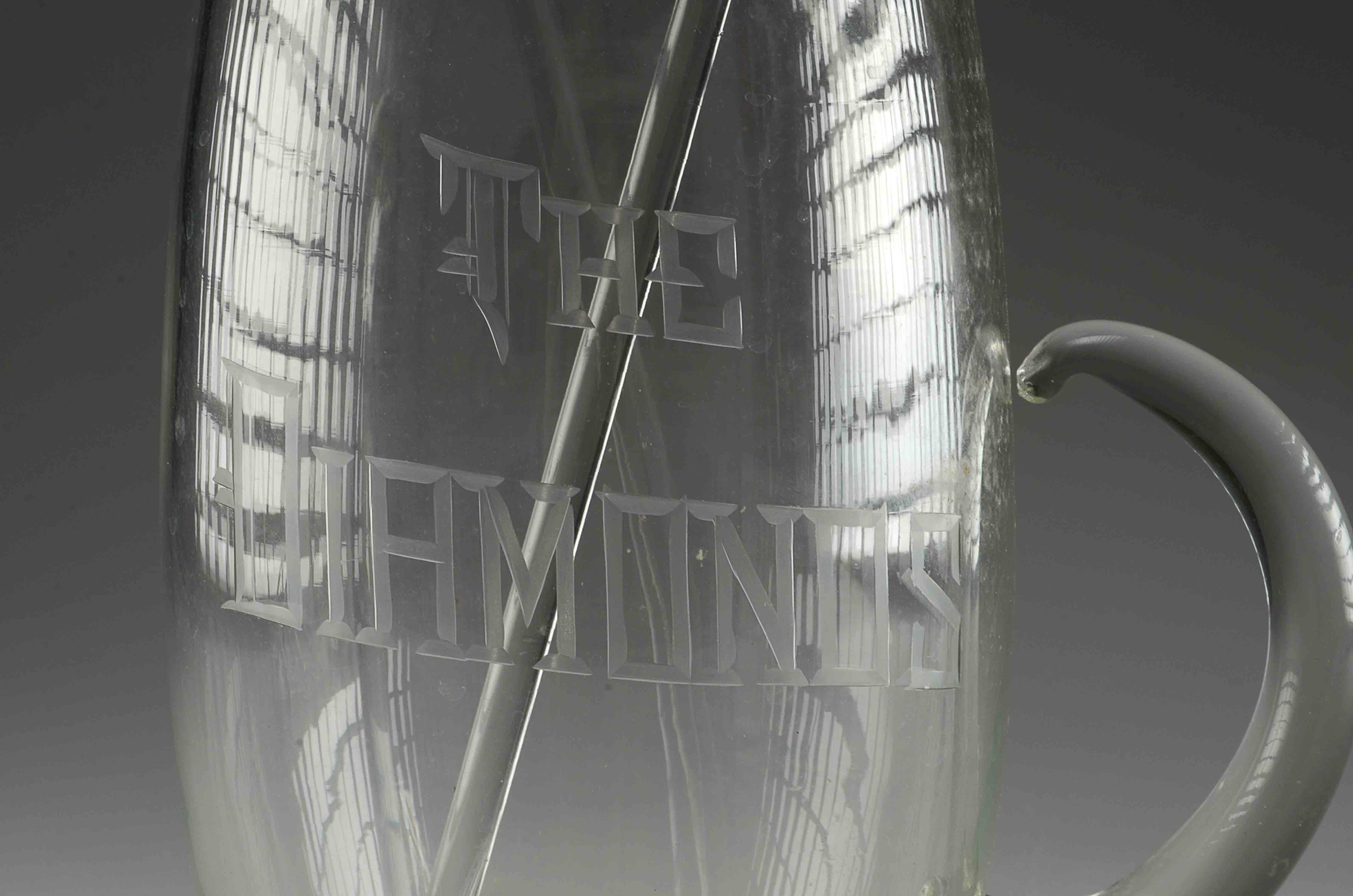 Blown Glass Iced Tea Pitcher