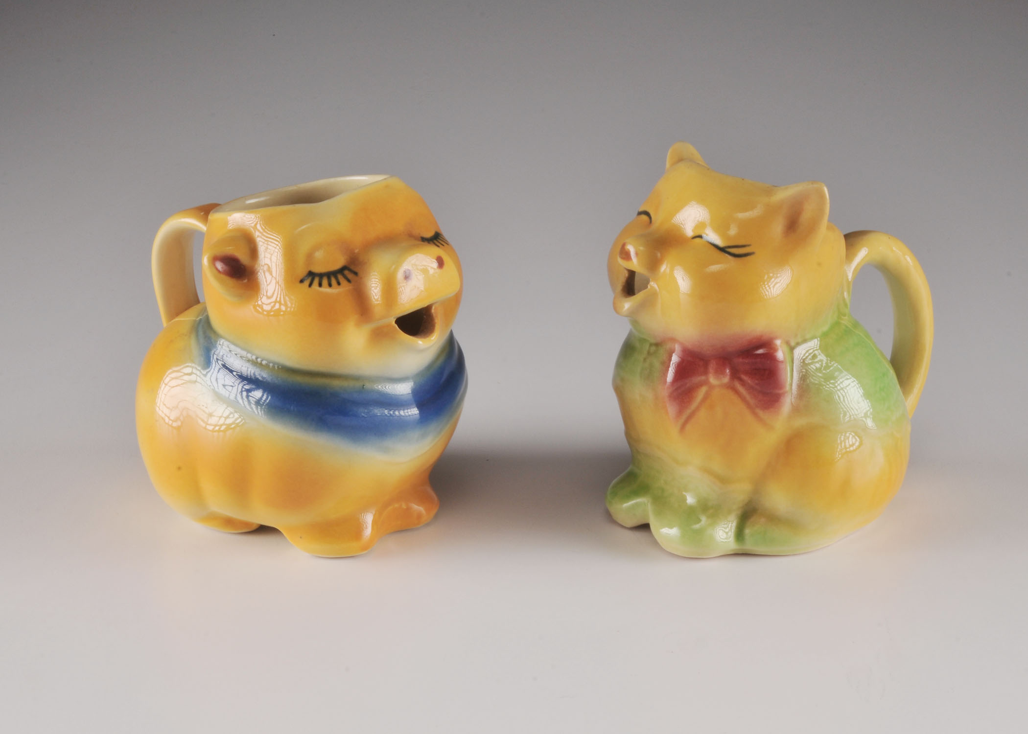 Shawnee Pottery Figural Creamers