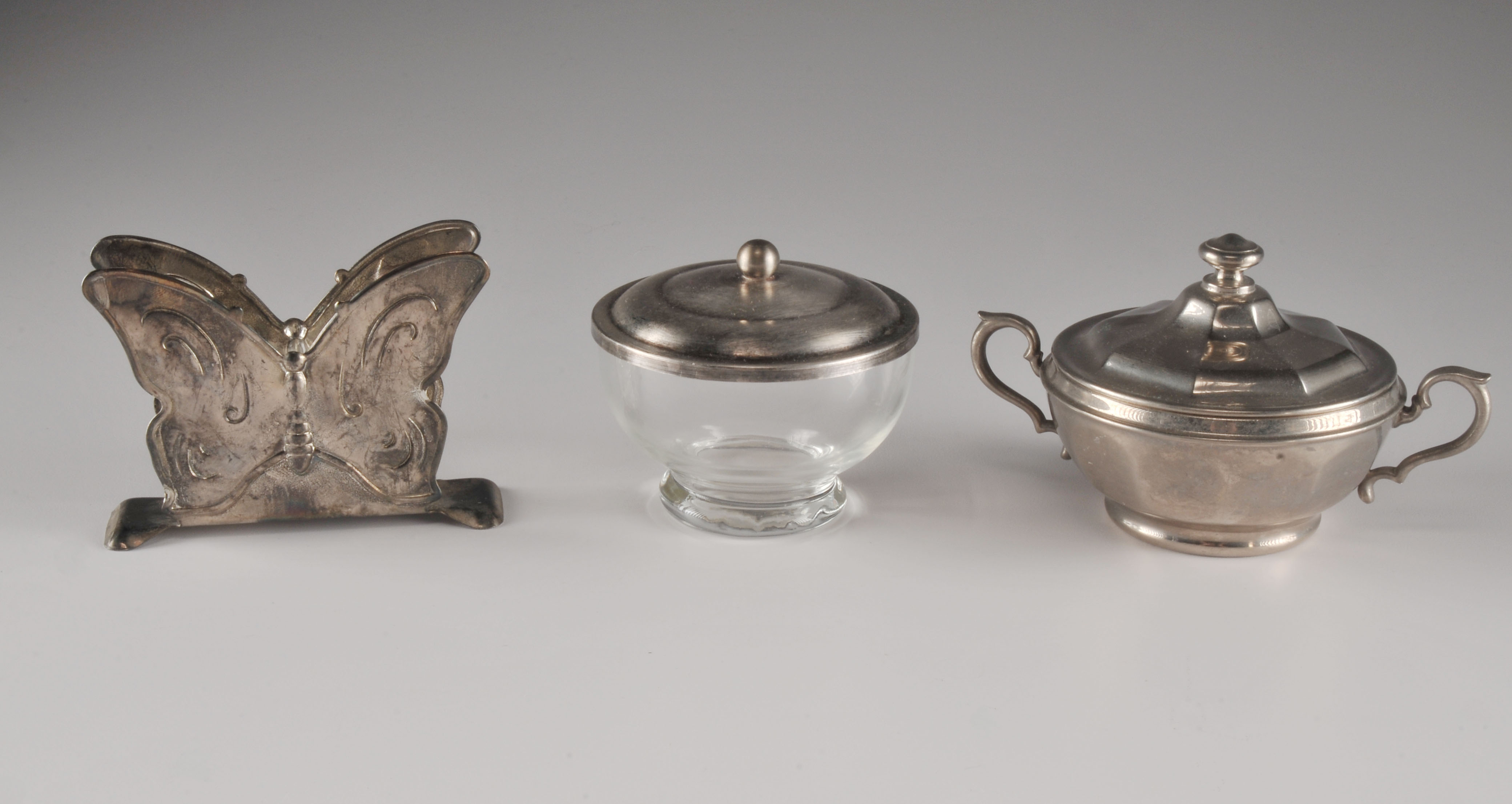 Collection of Silver Plate Decorative Service Pieces
