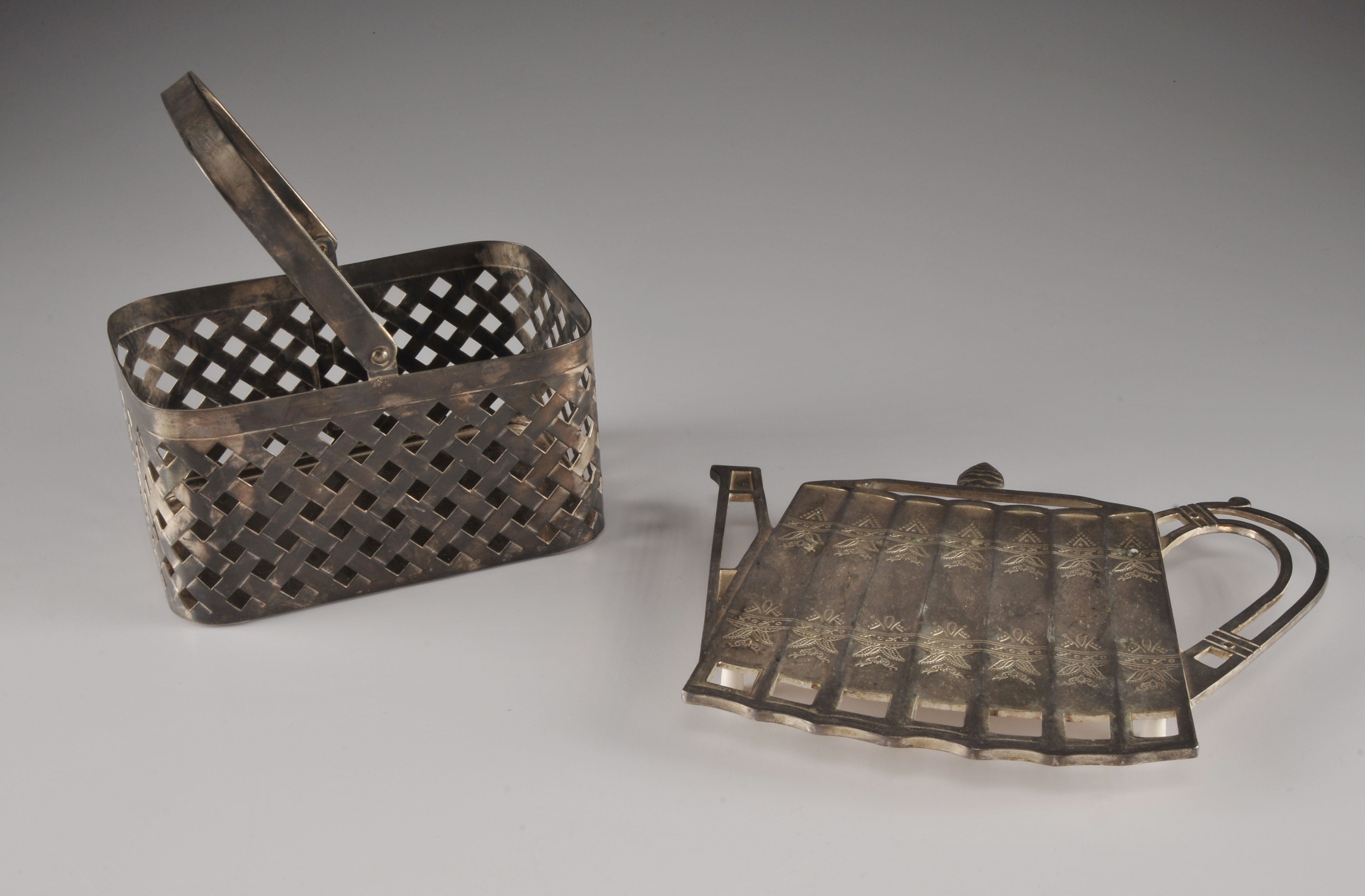 Collection of Silver Plate Decorative Service Pieces