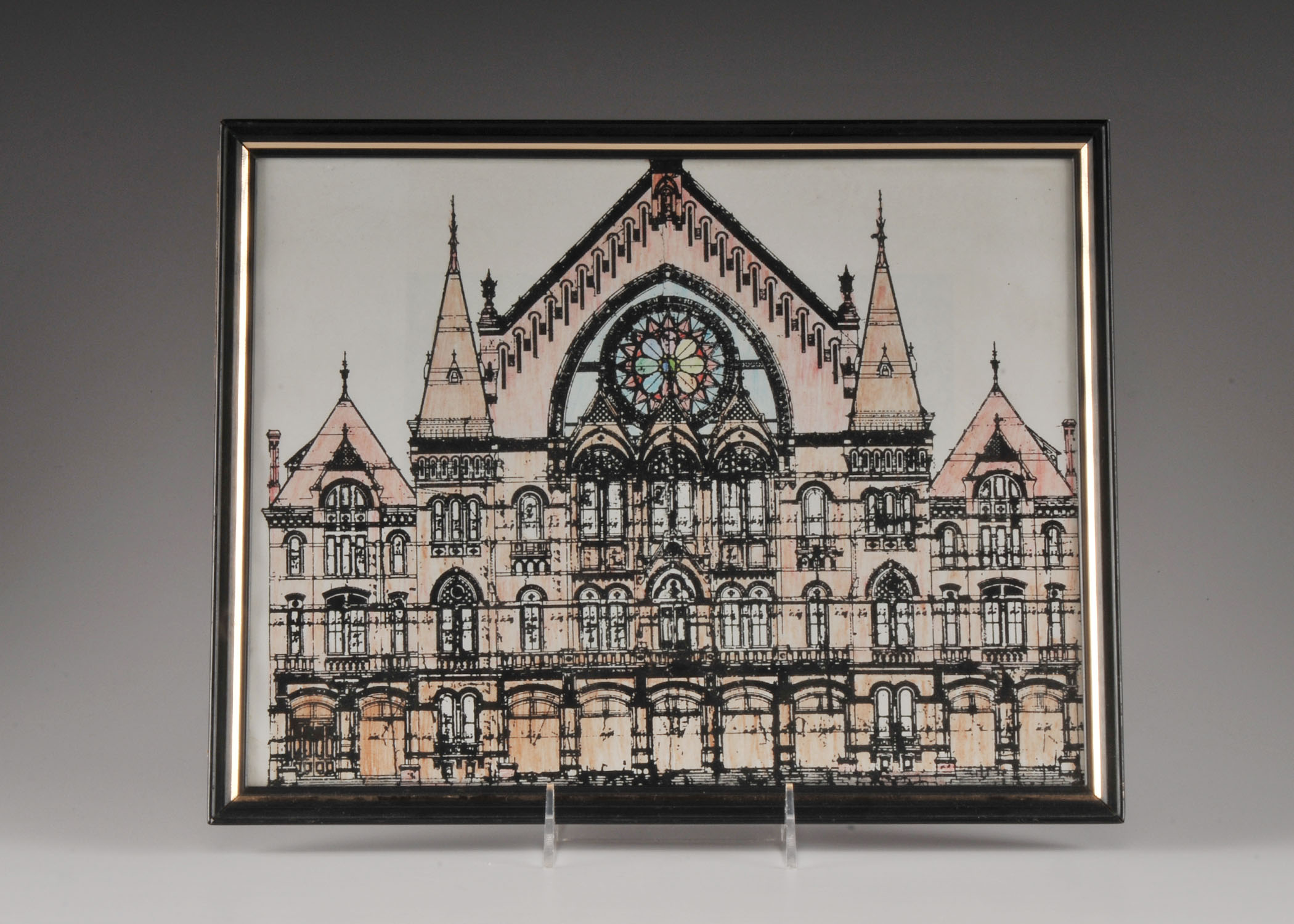 Music Hall Framed Coloring