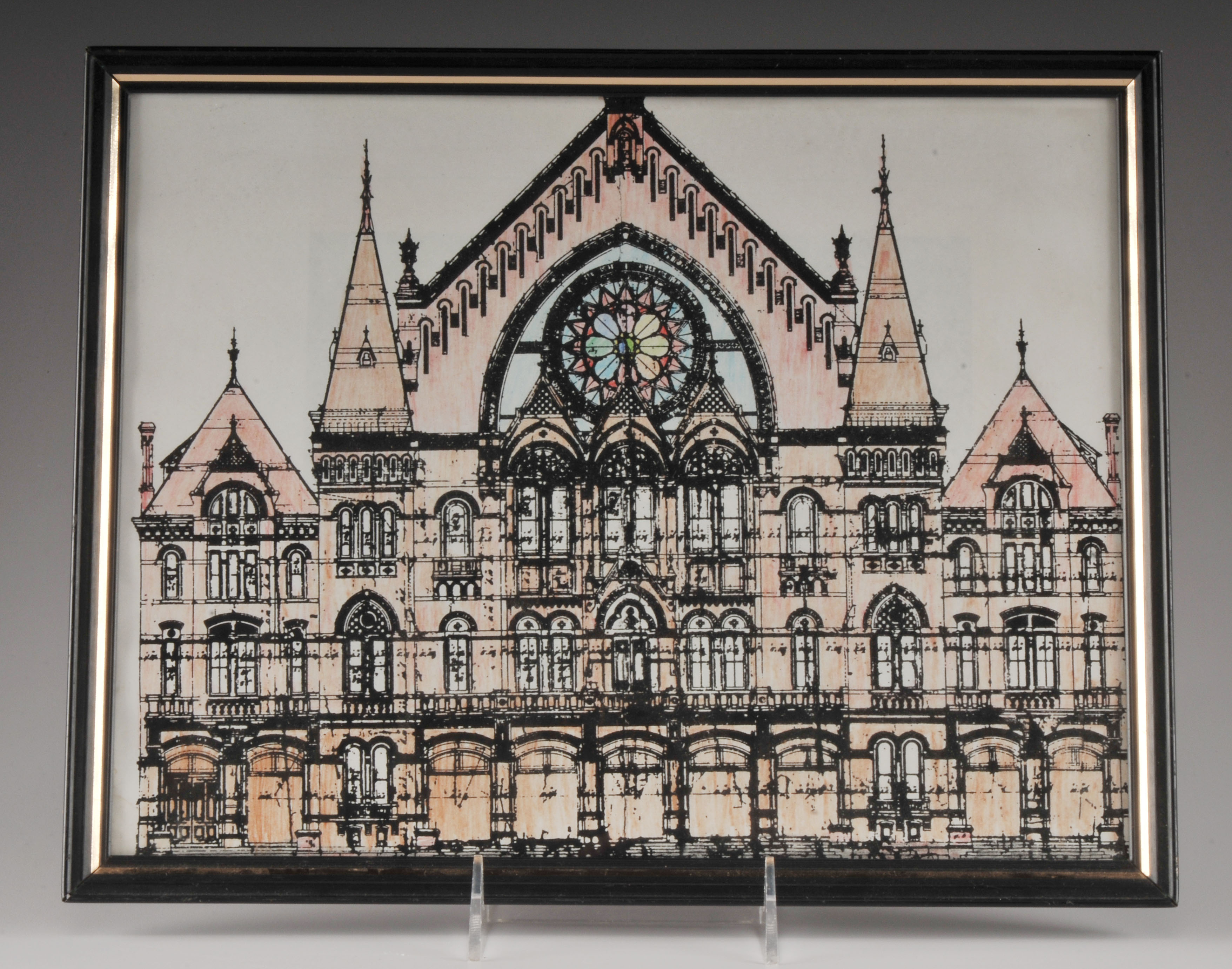 Music Hall Framed Coloring