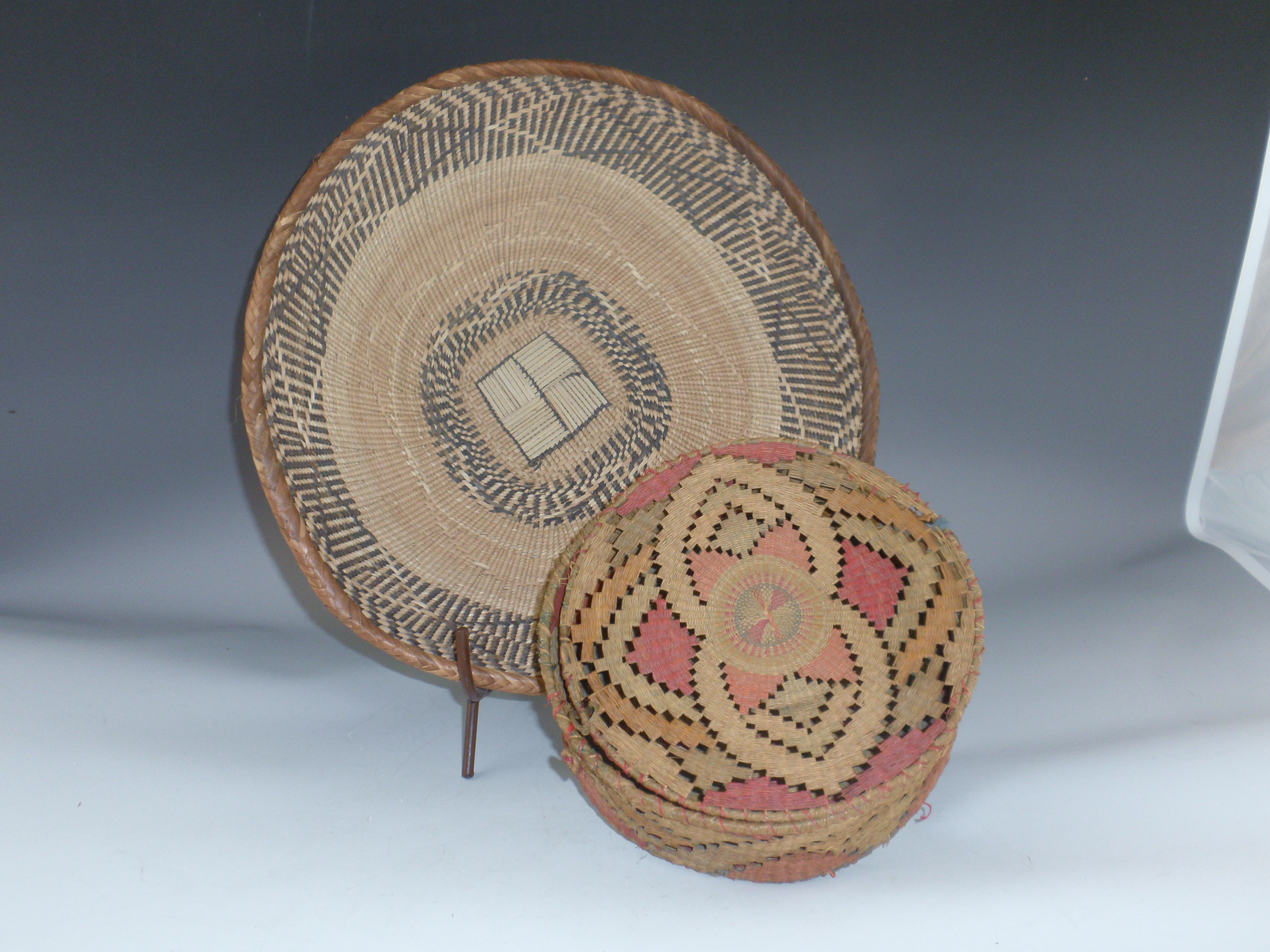2 Vintage Native American Baskets