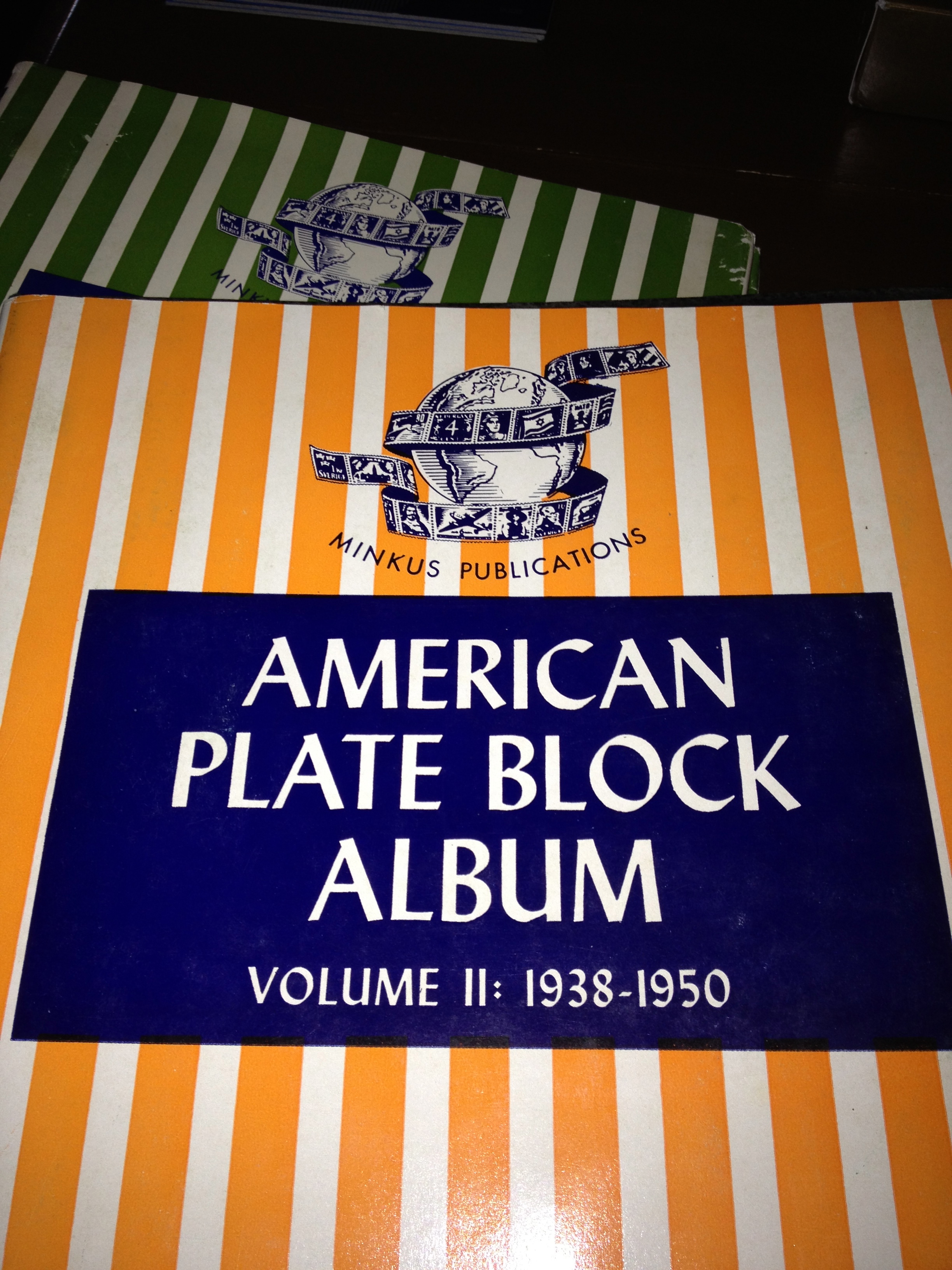 American Plate Block Album and Stamps