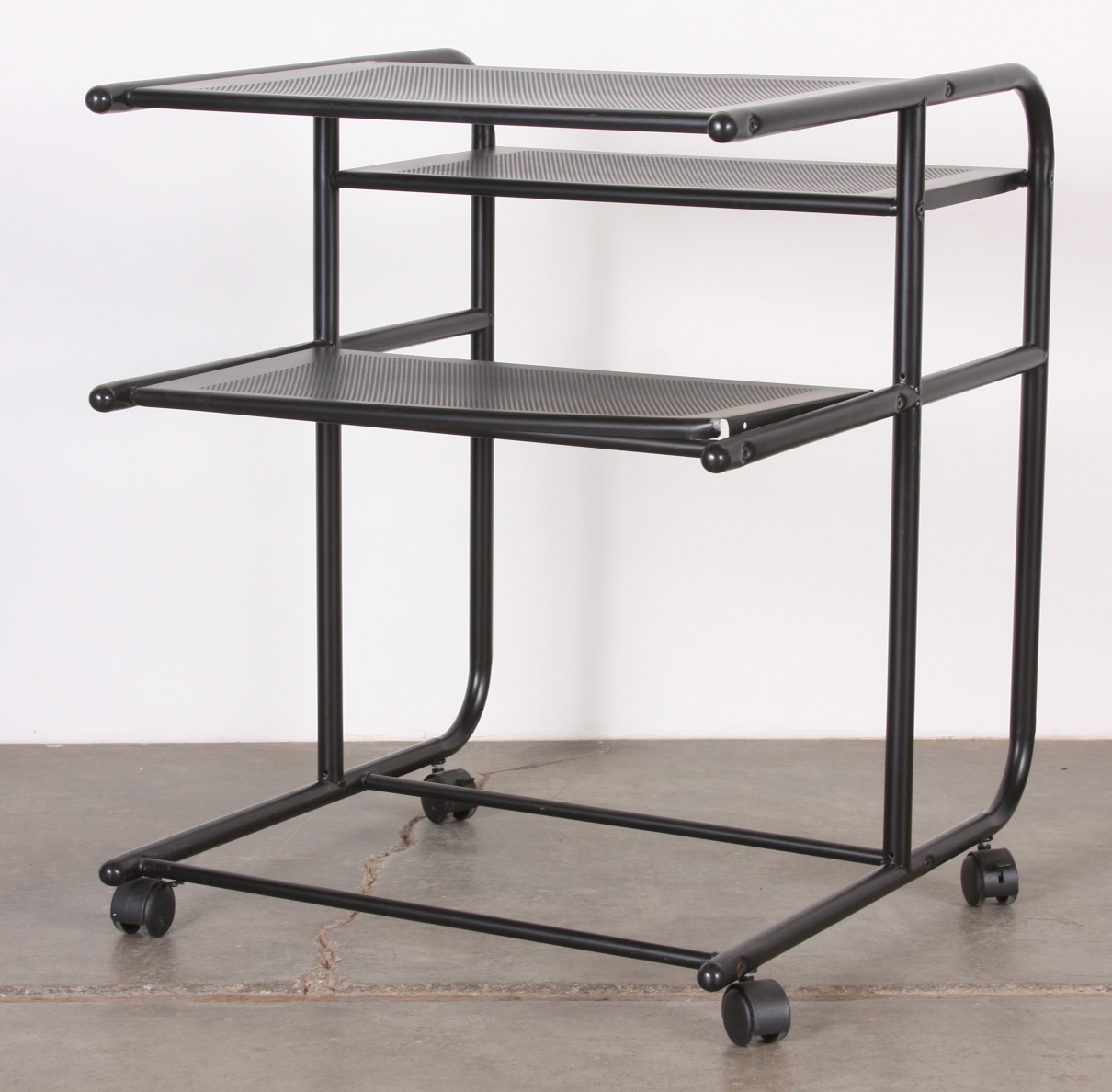 Black Metal Computer Desk