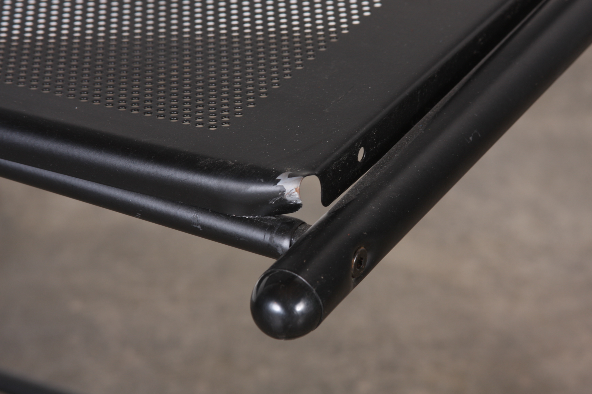 Black Metal Computer Desk