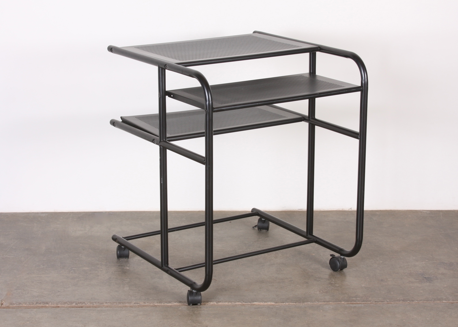 Black Metal Computer Desk