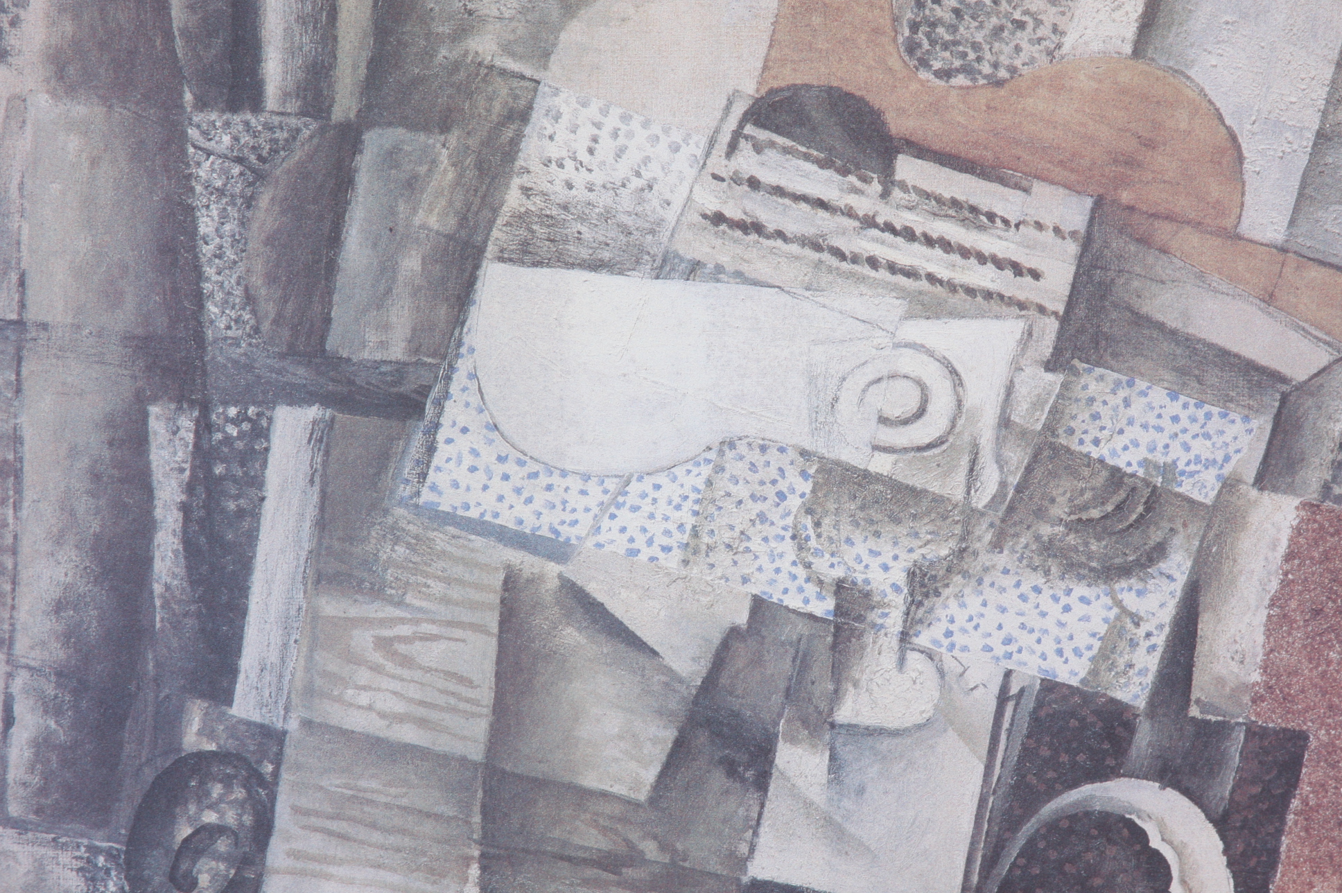 Framed Picasso and Braque Exhibition Poster