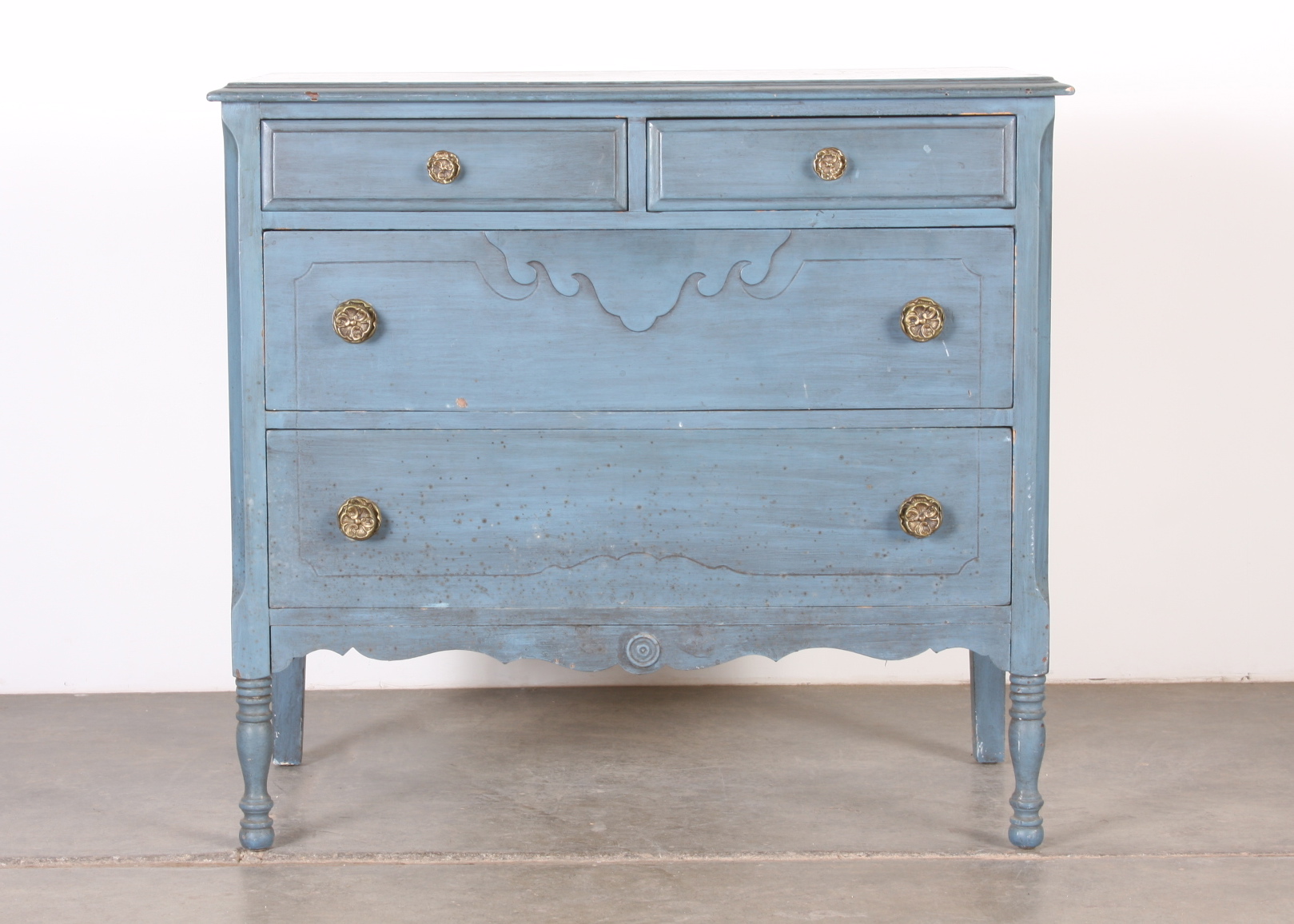 C. 1920's Oak Chest of Drawers