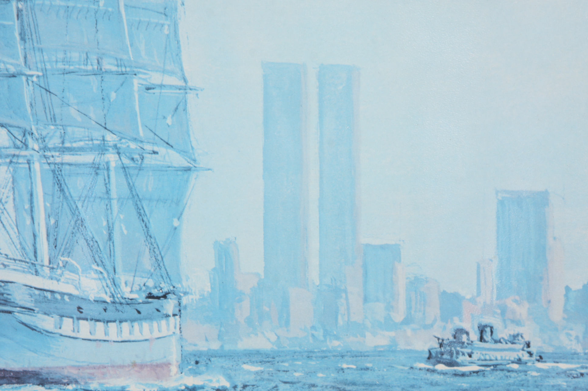 Triplet of Large Framed Pieces