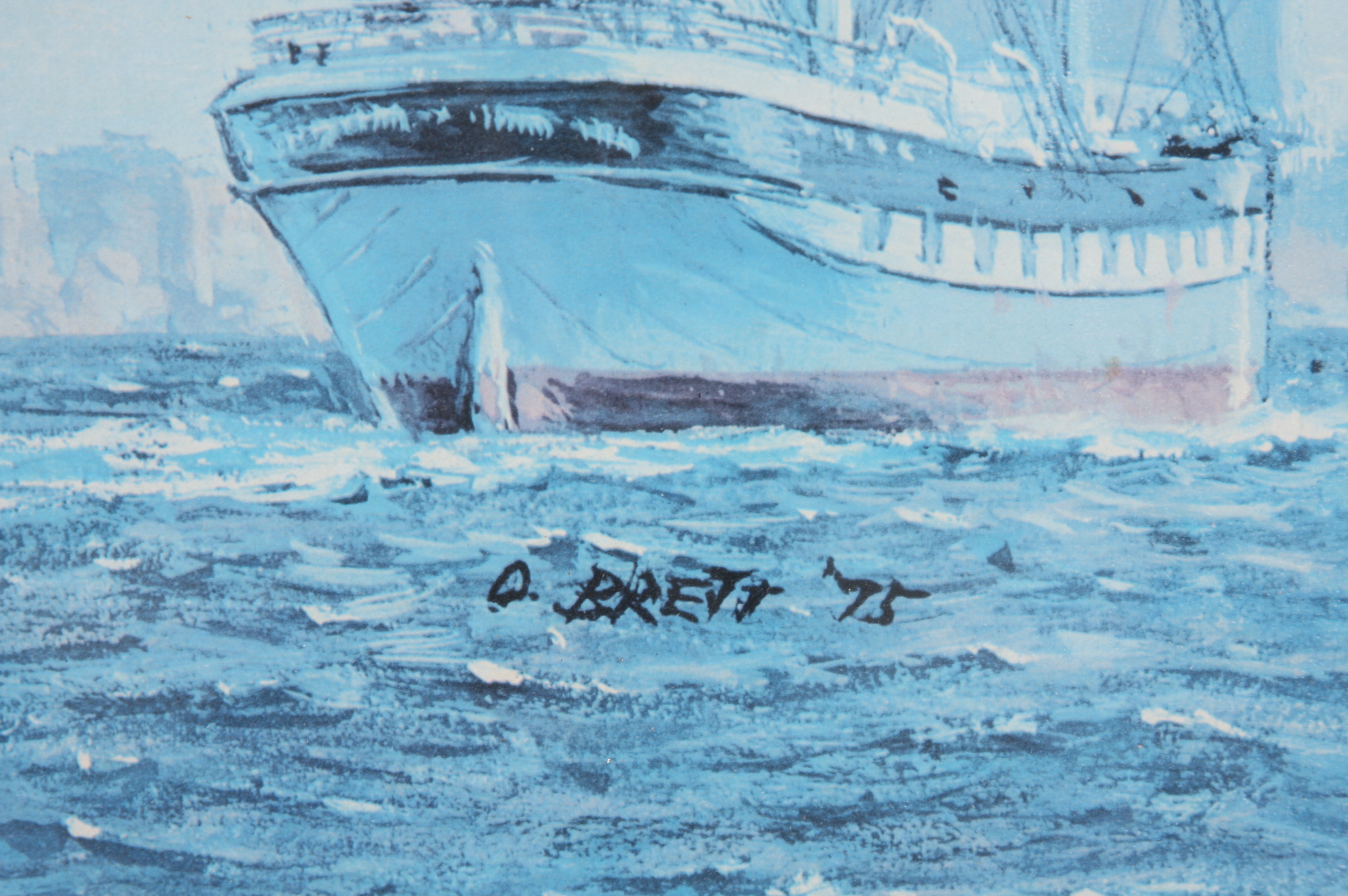 Triplet of Large Framed Pieces