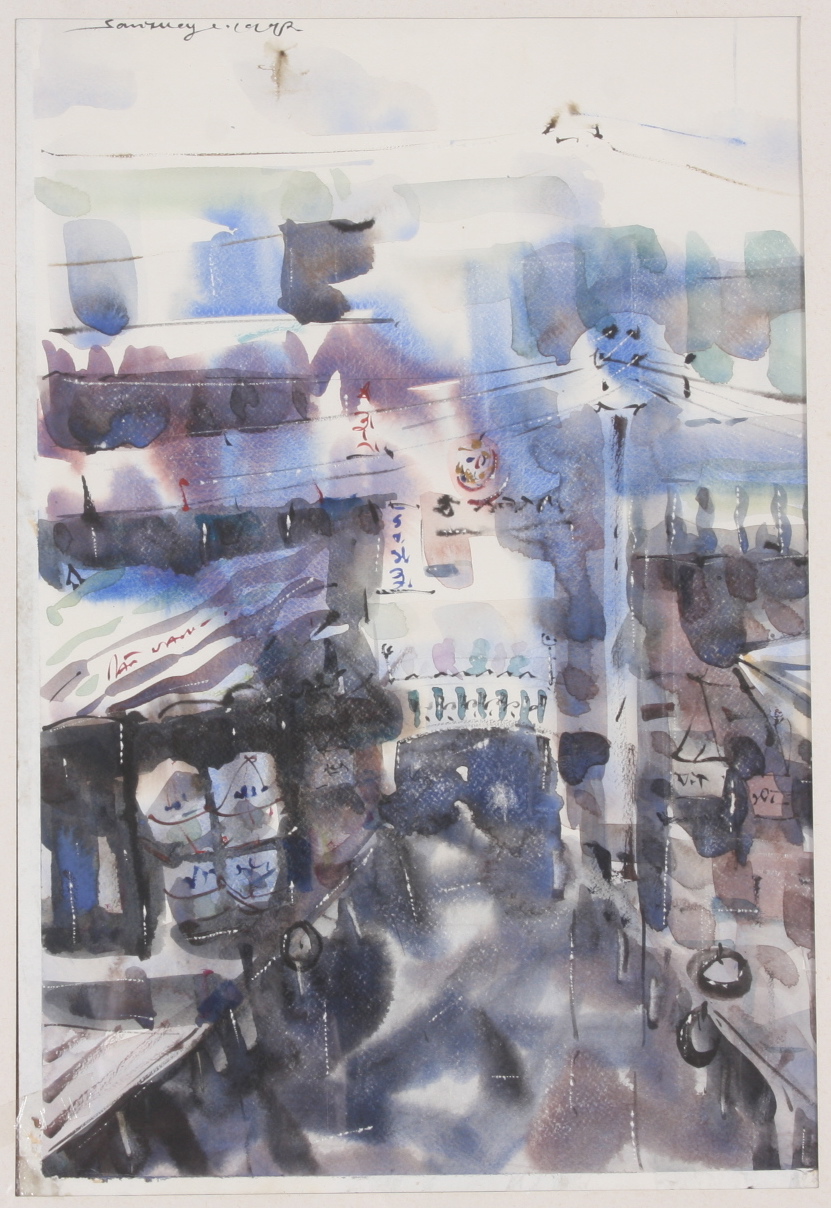 Triplet of Large Framed Pieces