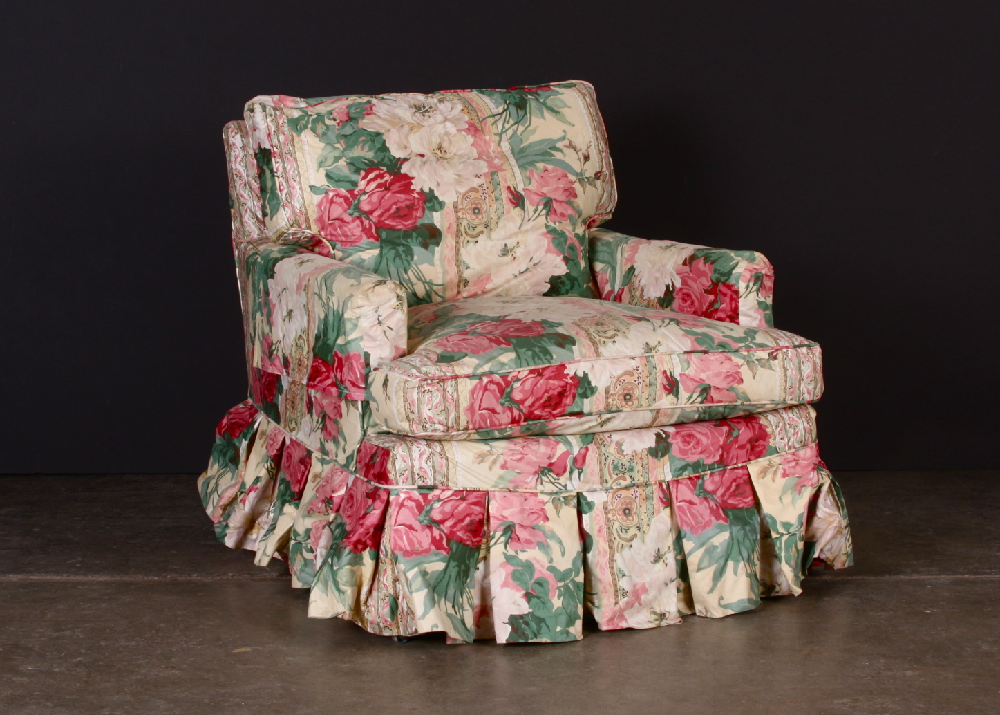 Armchair with Matching Footstool