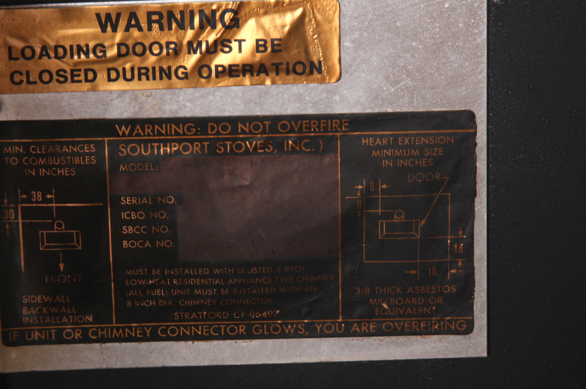 Efel Woodburning Fireplace Unit