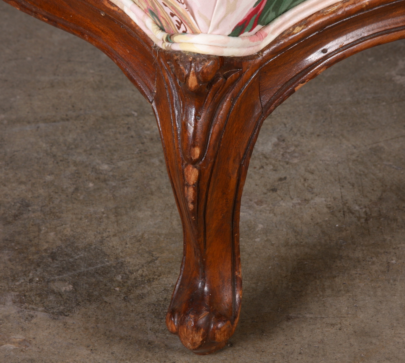 Armchair with Matching Footstool